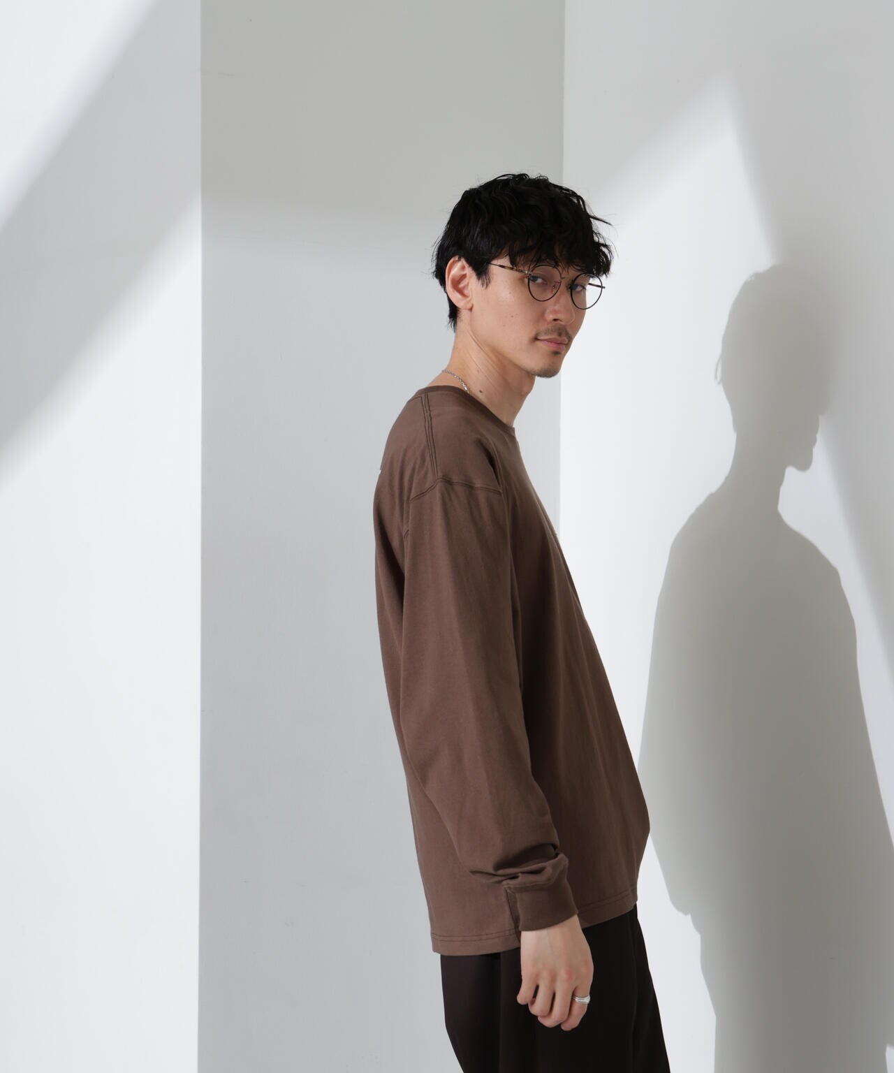 「KELTY×NANO universe」USAコットン天竺Tシャツ長袖 6684223244