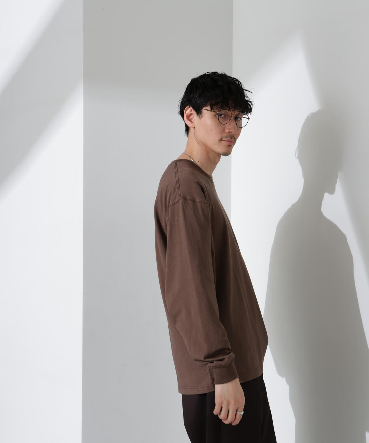 「KELTY×NANO universe」USAコットン天竺Tシャツ長袖 6684223244