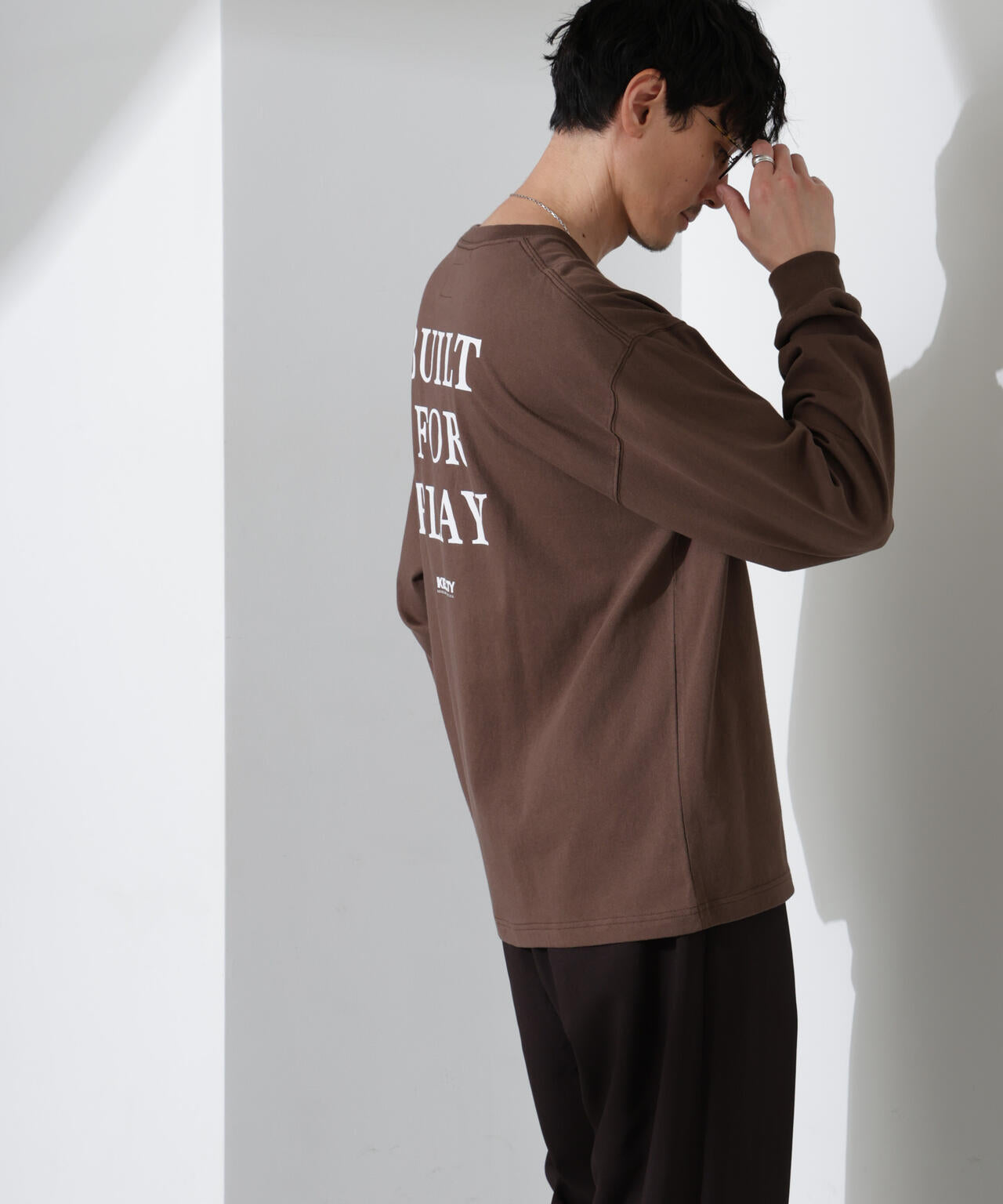 「KELTY×NANO universe」USAコットン天竺Tシャツ長袖 6684223244