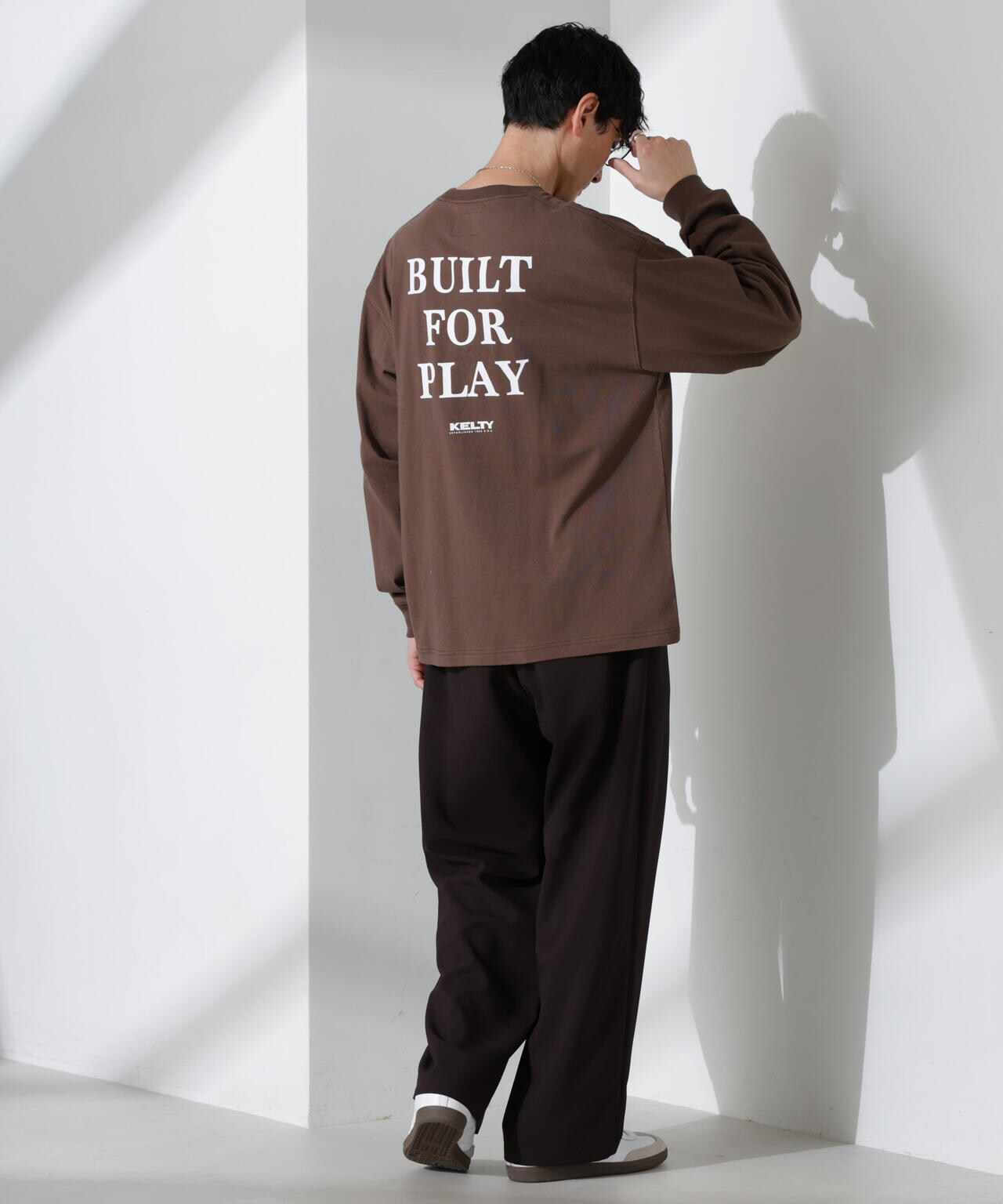 「KELTY×NANO universe」USAコットン天竺Tシャツ長袖 6684223244