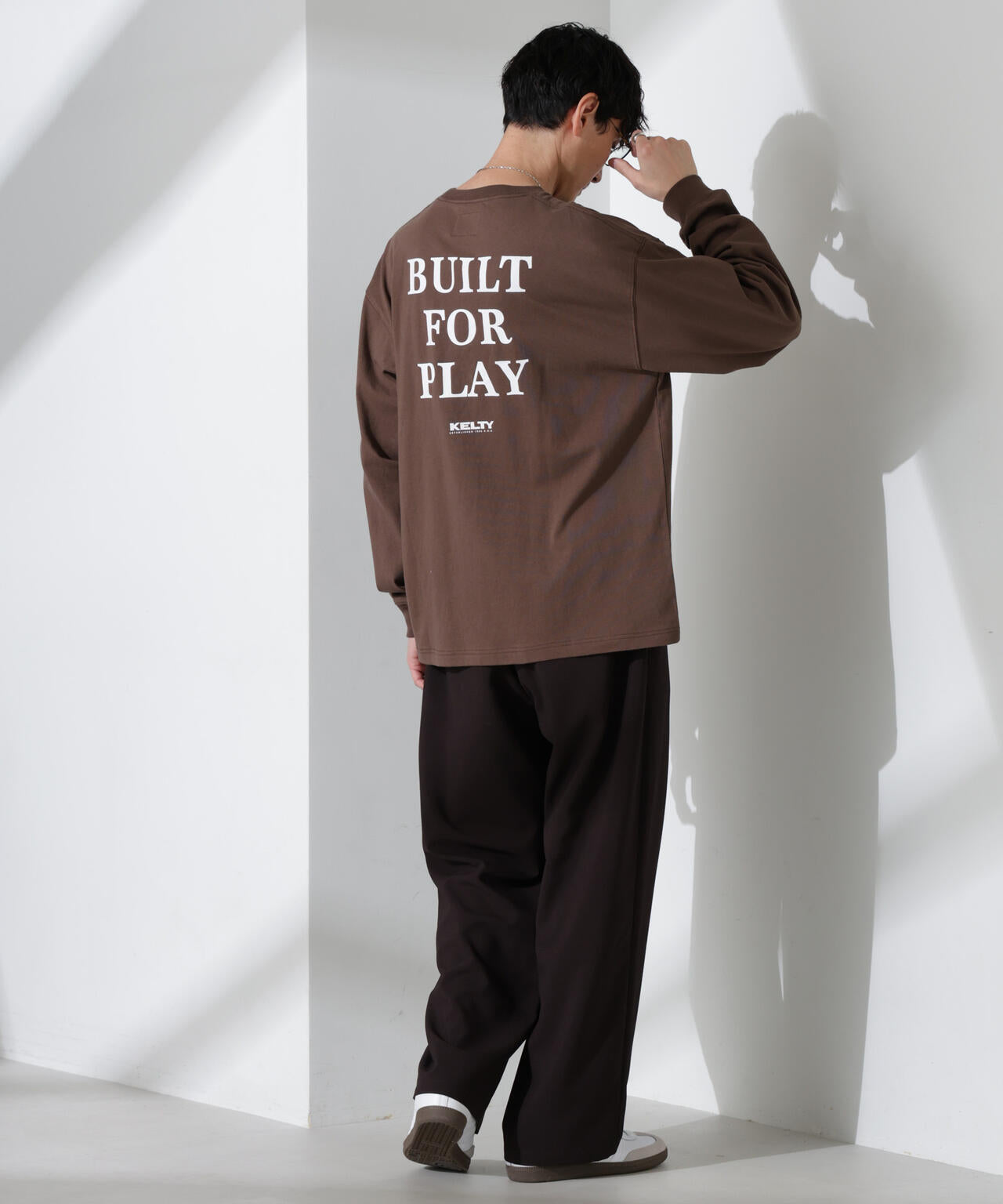 「KELTY×NANO universe」USAコットン天竺Tシャツ長袖 6684223244