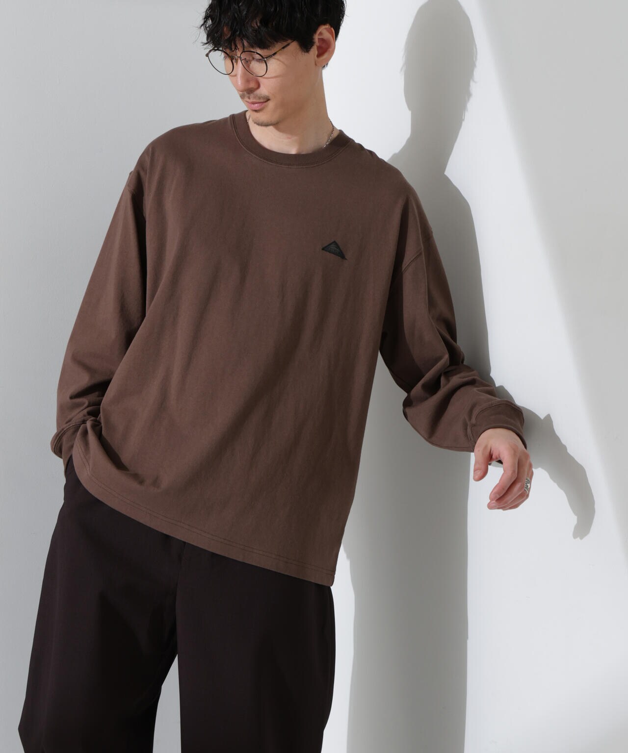 「KELTY×NANO universe」USAコットン天竺Tシャツ長袖 6684223244