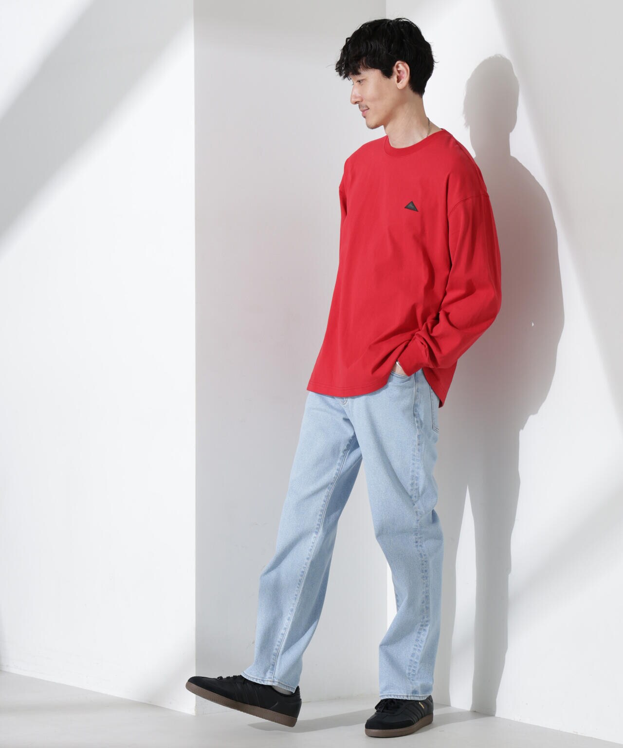 「KELTY×NANO universe」USAコットン天竺Tシャツ長袖 6684223244