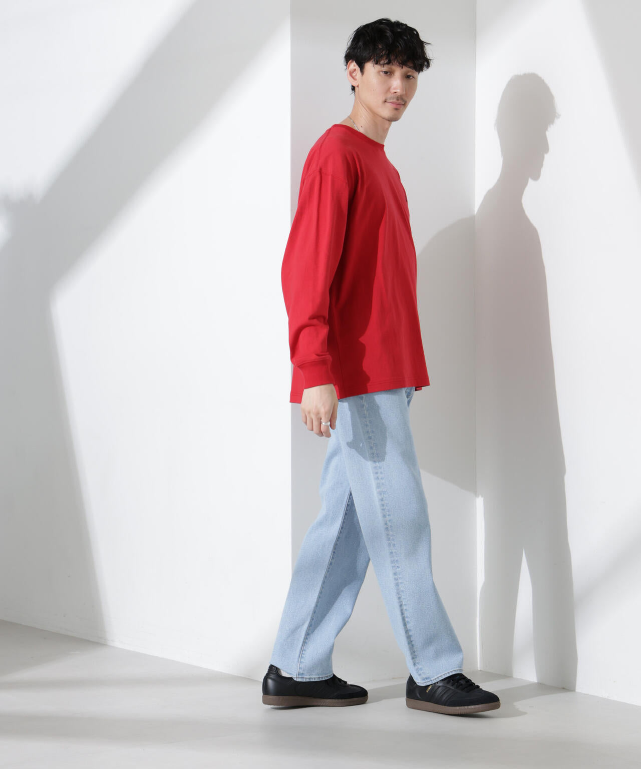 「KELTY×NANO universe」USAコットン天竺Tシャツ長袖 6684223244