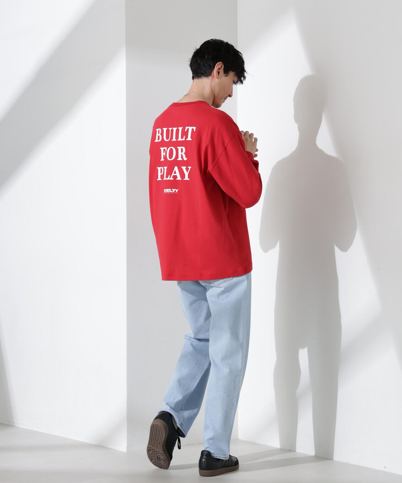 「KELTY×NANO universe」USAコットン天竺Tシャツ長袖 6684223244