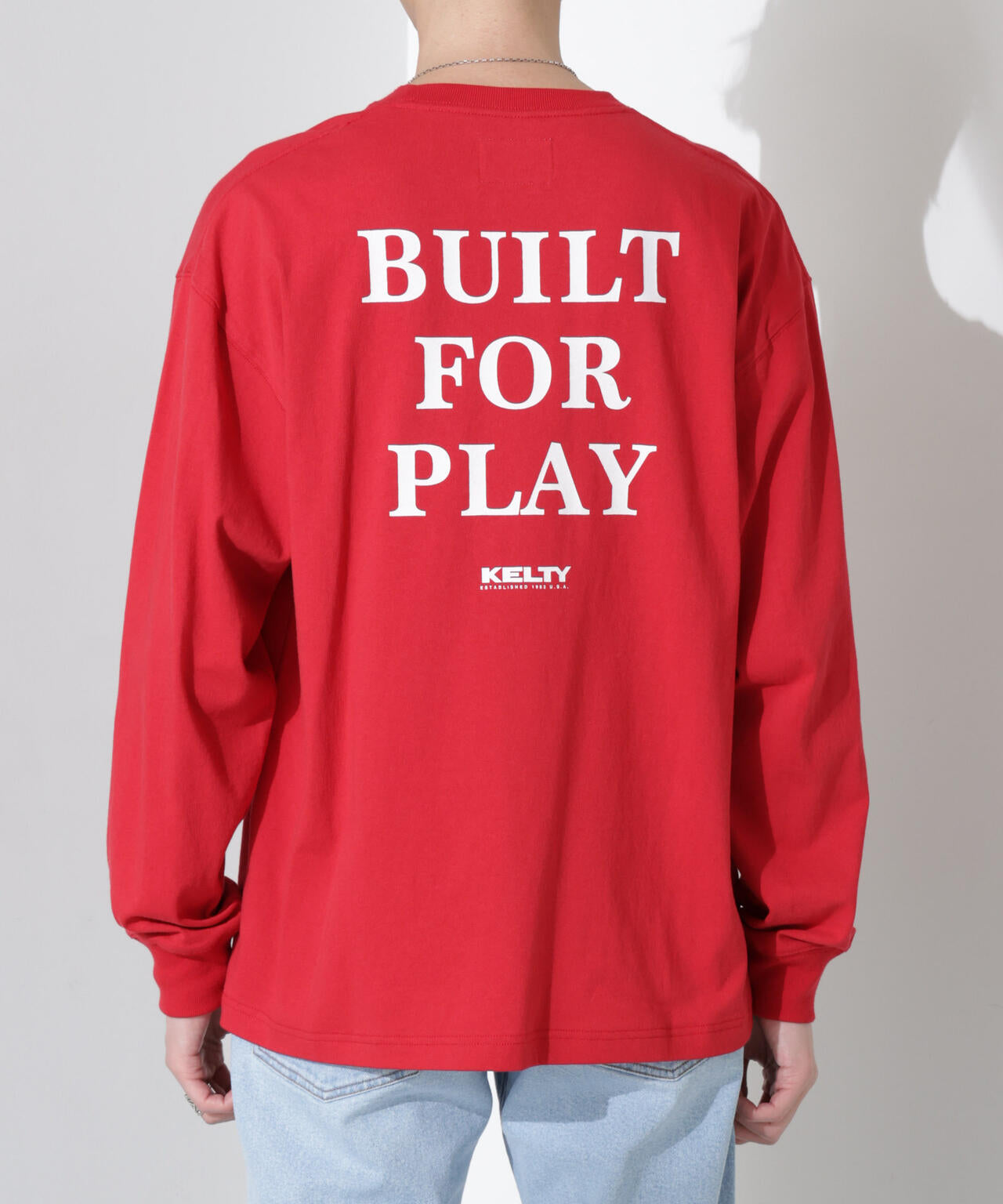 「KELTY×NANO universe」USAコットン天竺Tシャツ長袖 6684223244