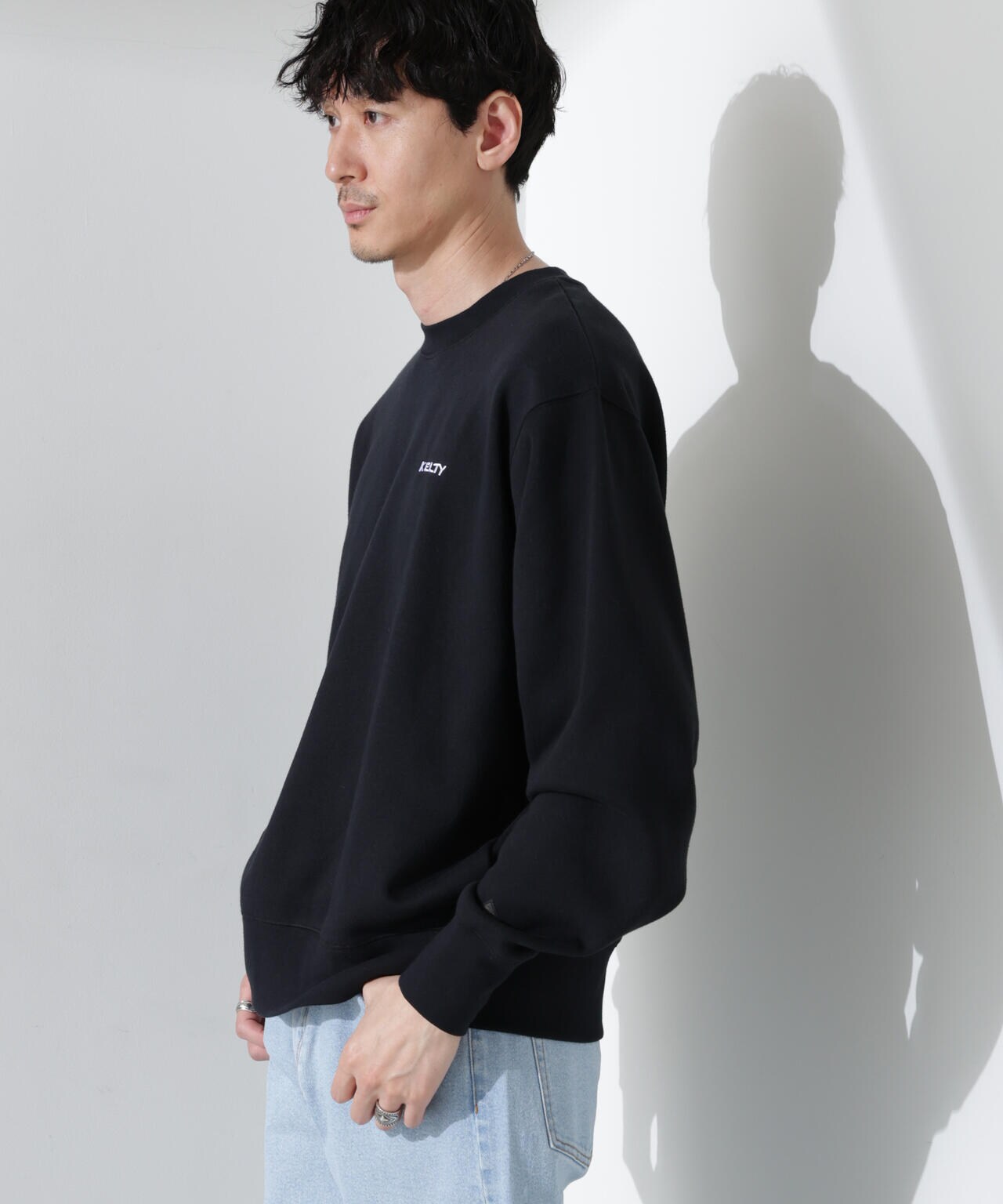 「KELTY×NANO universe」ミニロゴクルーネックスウェット 6684223245