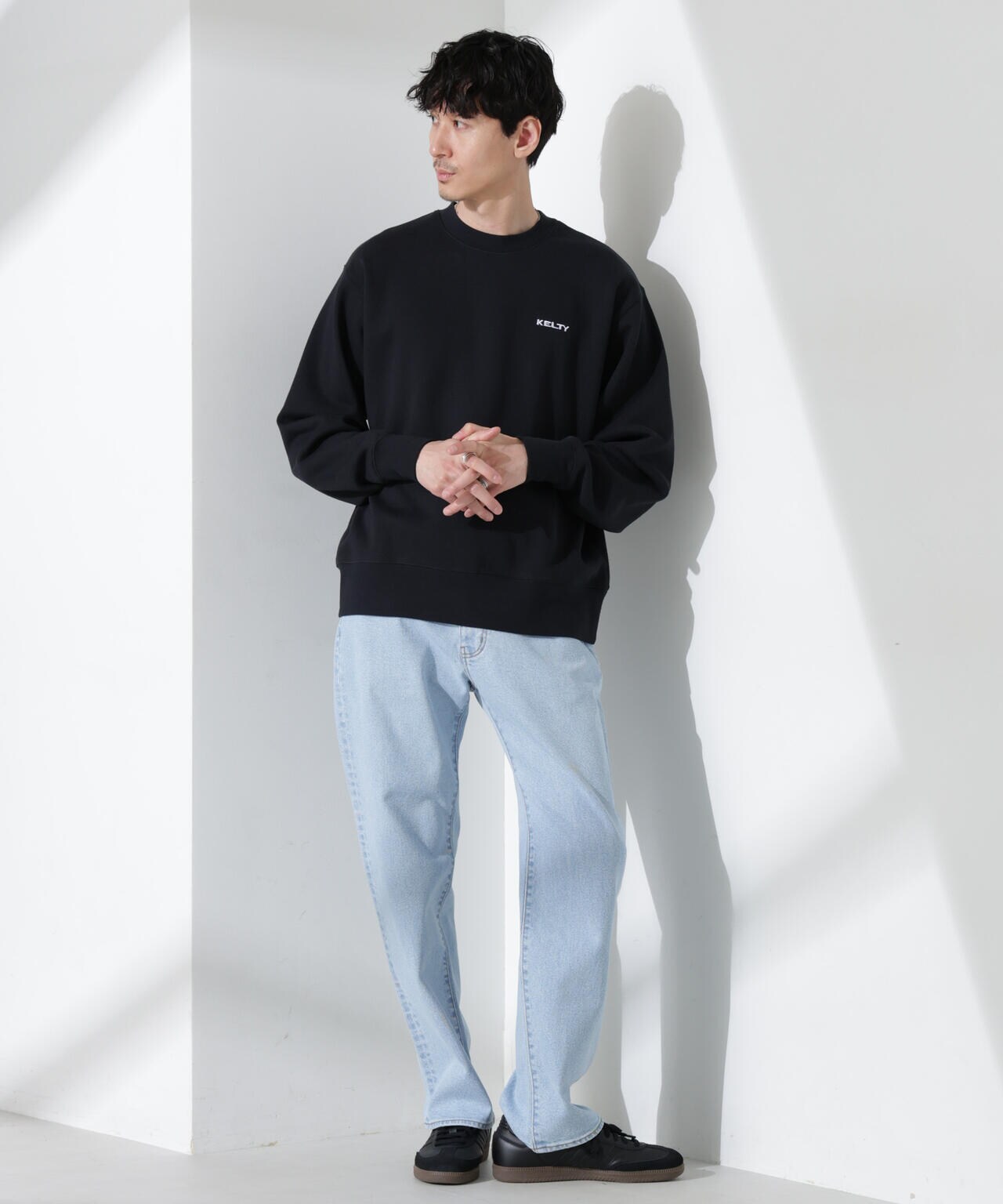 「KELTY×NANO universe」ミニロゴクルーネックスウェット 6684223245