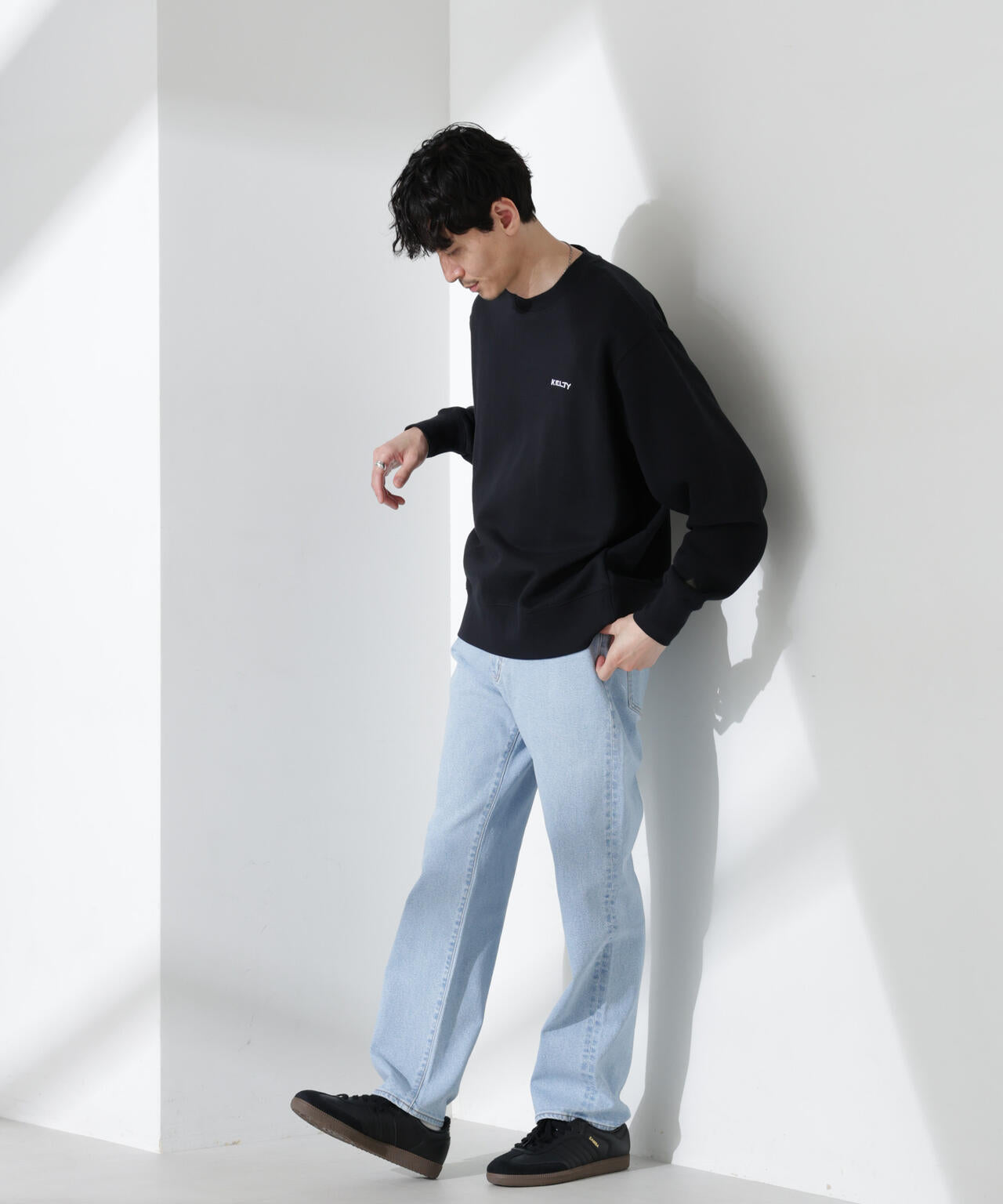 「KELTY×NANO universe」ミニロゴクルーネックスウェット 6684223245