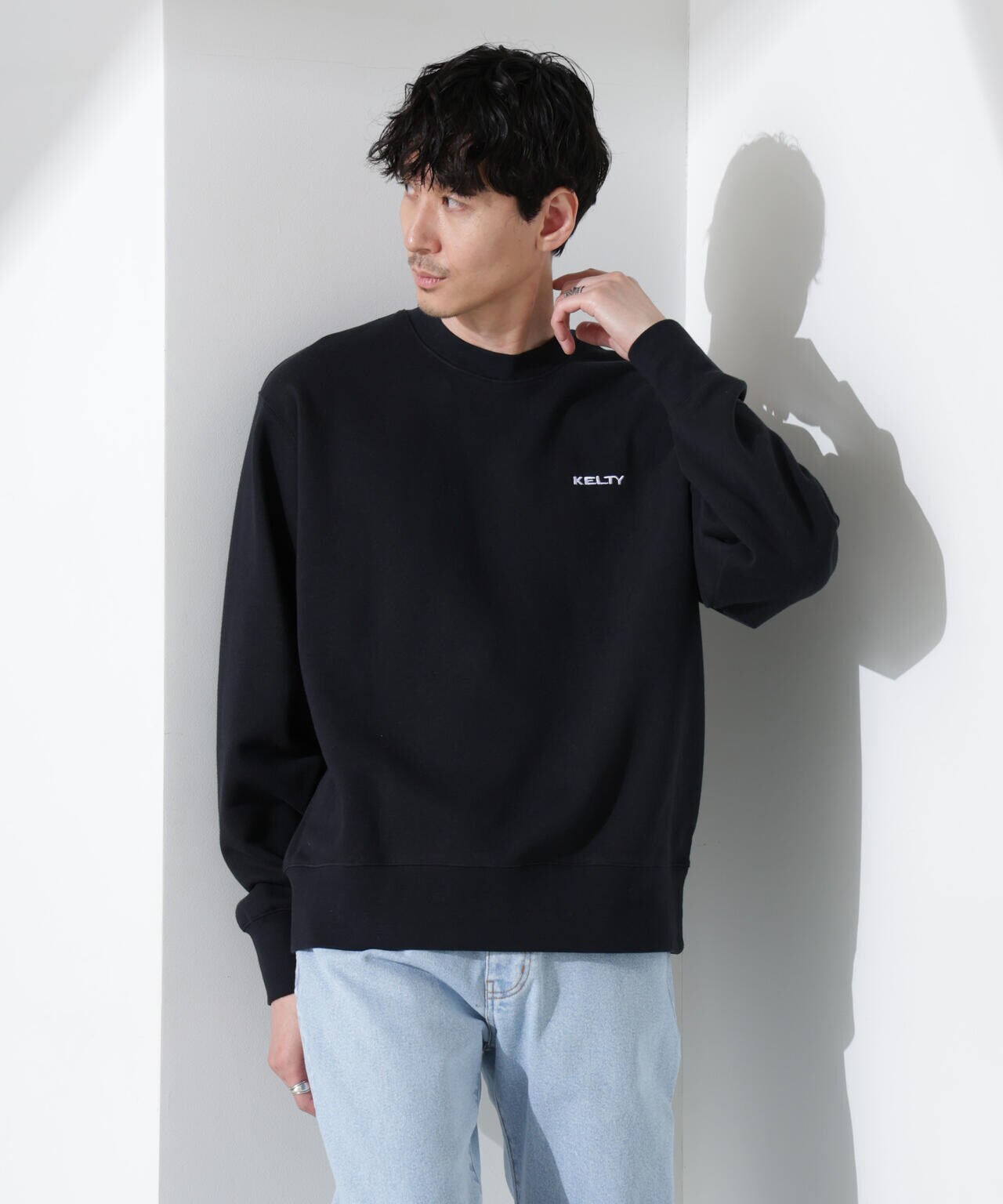 「KELTY×NANO universe」ミニロゴクルーネックスウェット 6684223245