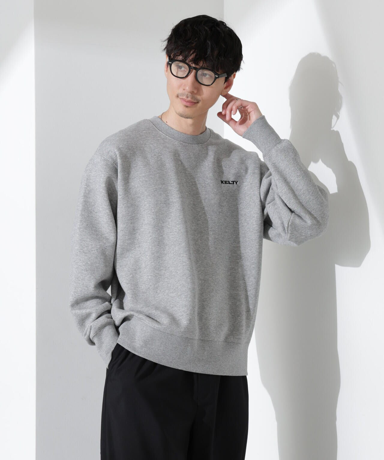 「KELTY×NANO universe」ミニロゴクルーネックスウェット 6684223245