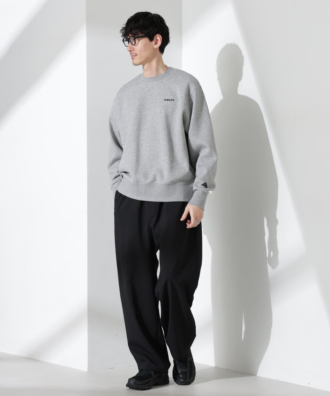 「KELTY×NANO universe」ミニロゴクルーネックスウェット 6684223245