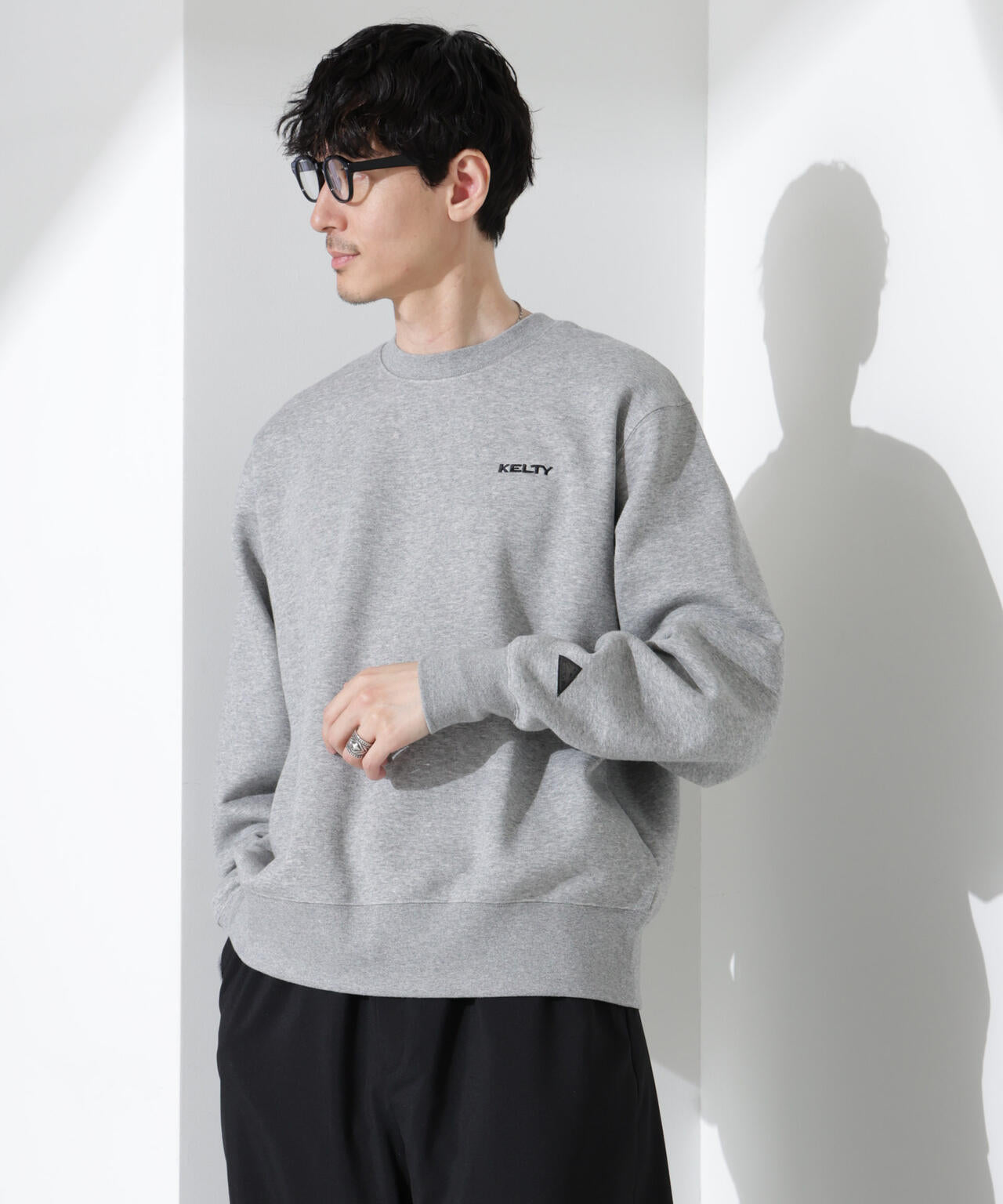 「KELTY×NANO universe」ミニロゴクルーネックスウェット 6684223245