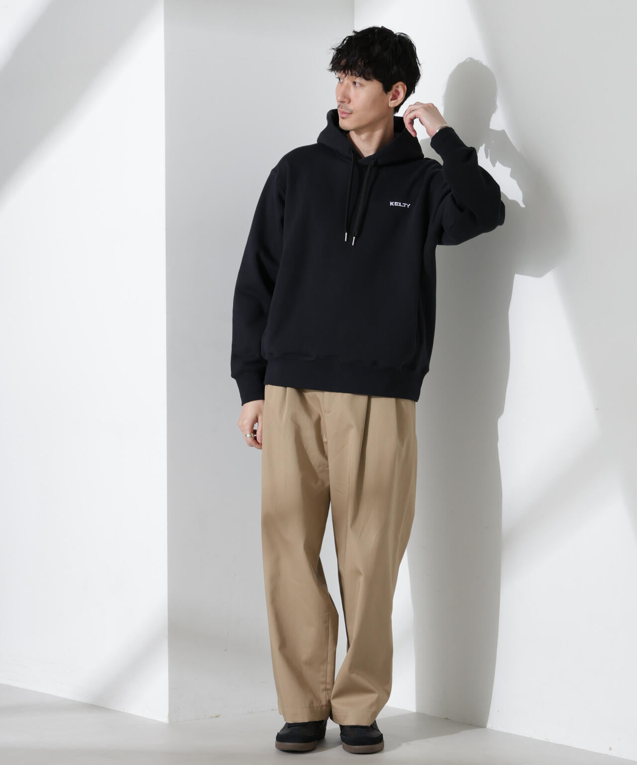 「KELTY×NANO universe」ミニロゴスウェットパーカー 6684223246