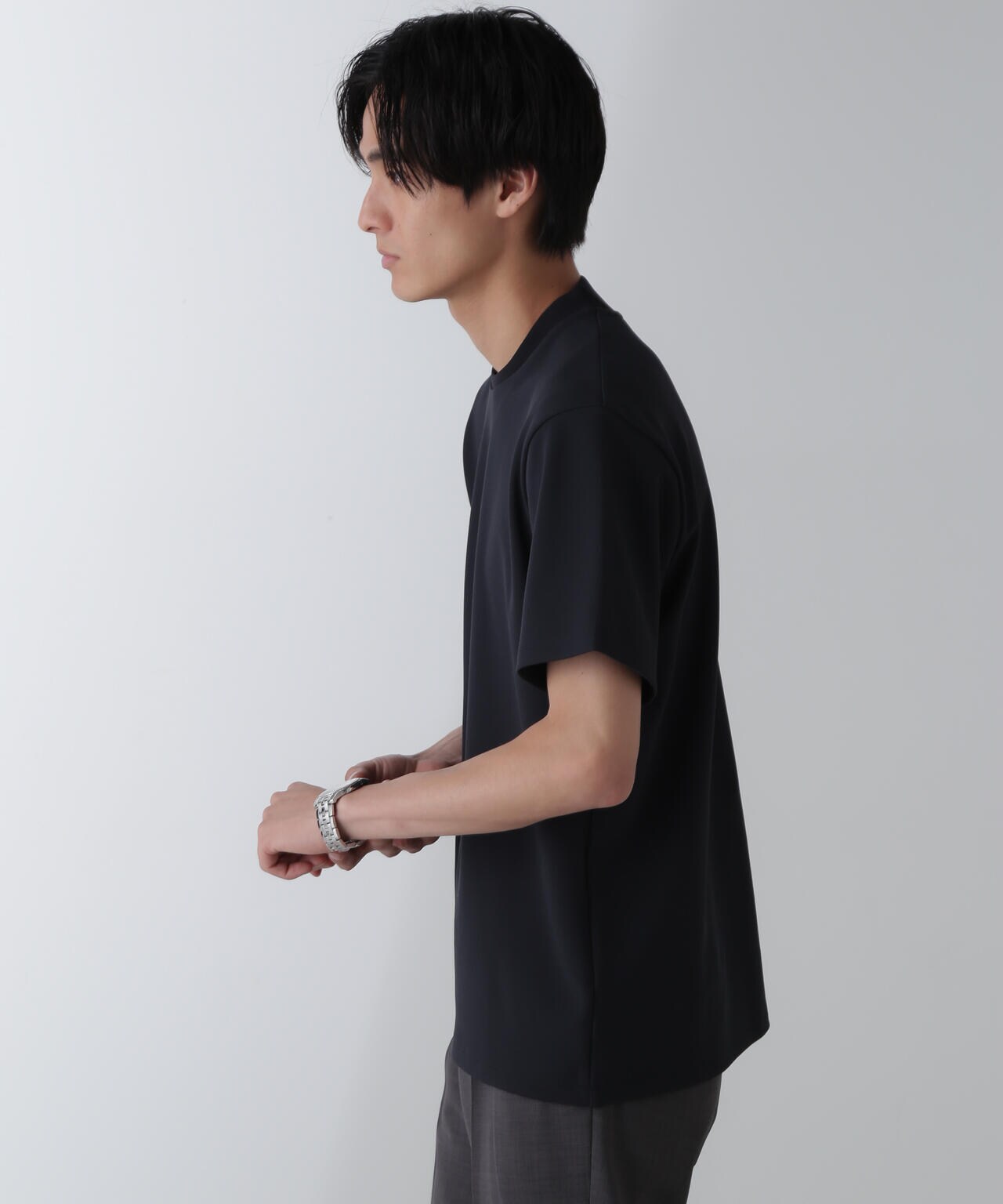 「N Tshirts」AQUARHYTHM(R)鹿の子ジャケT 半袖 6684224202