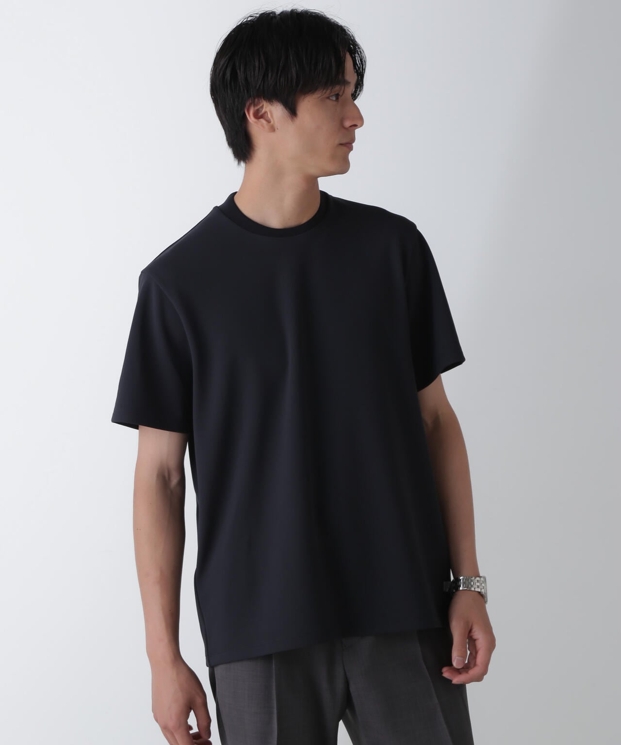 「N Tshirts」AQUARHYTHM(R)鹿の子ジャケT 半袖 6684224202
