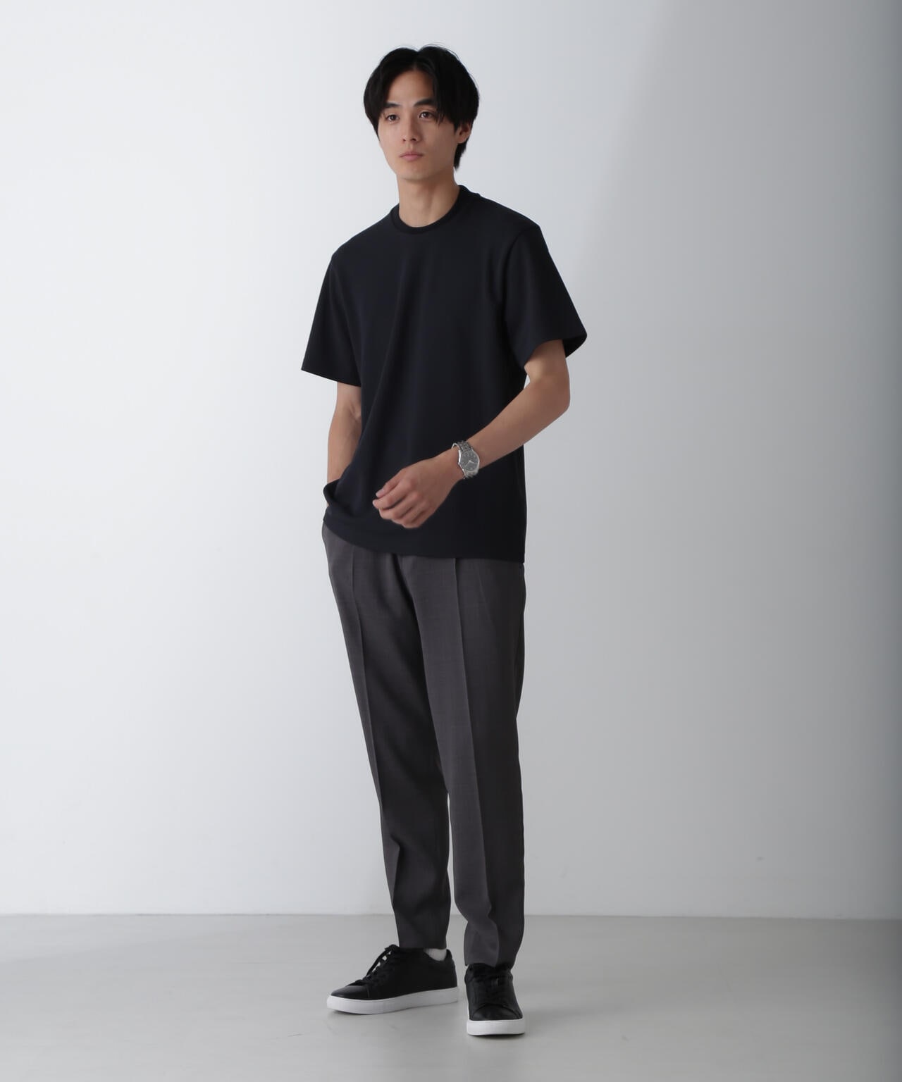 「N Tshirts」AQUARHYTHM(R)鹿の子ジャケT 半袖 6684224202