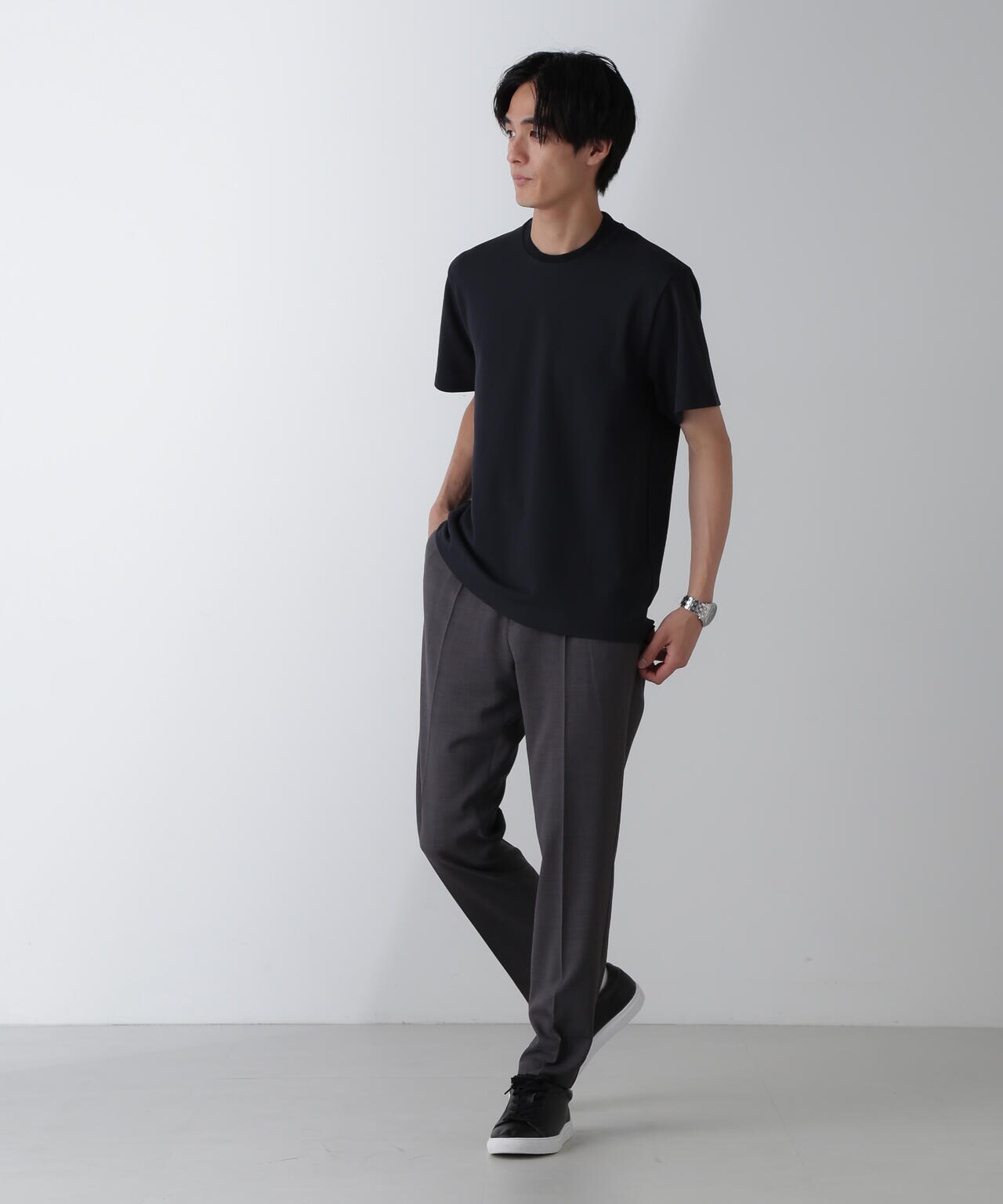 「N Tshirts」AQUARHYTHM(R)鹿の子ジャケT 半袖 6684224202