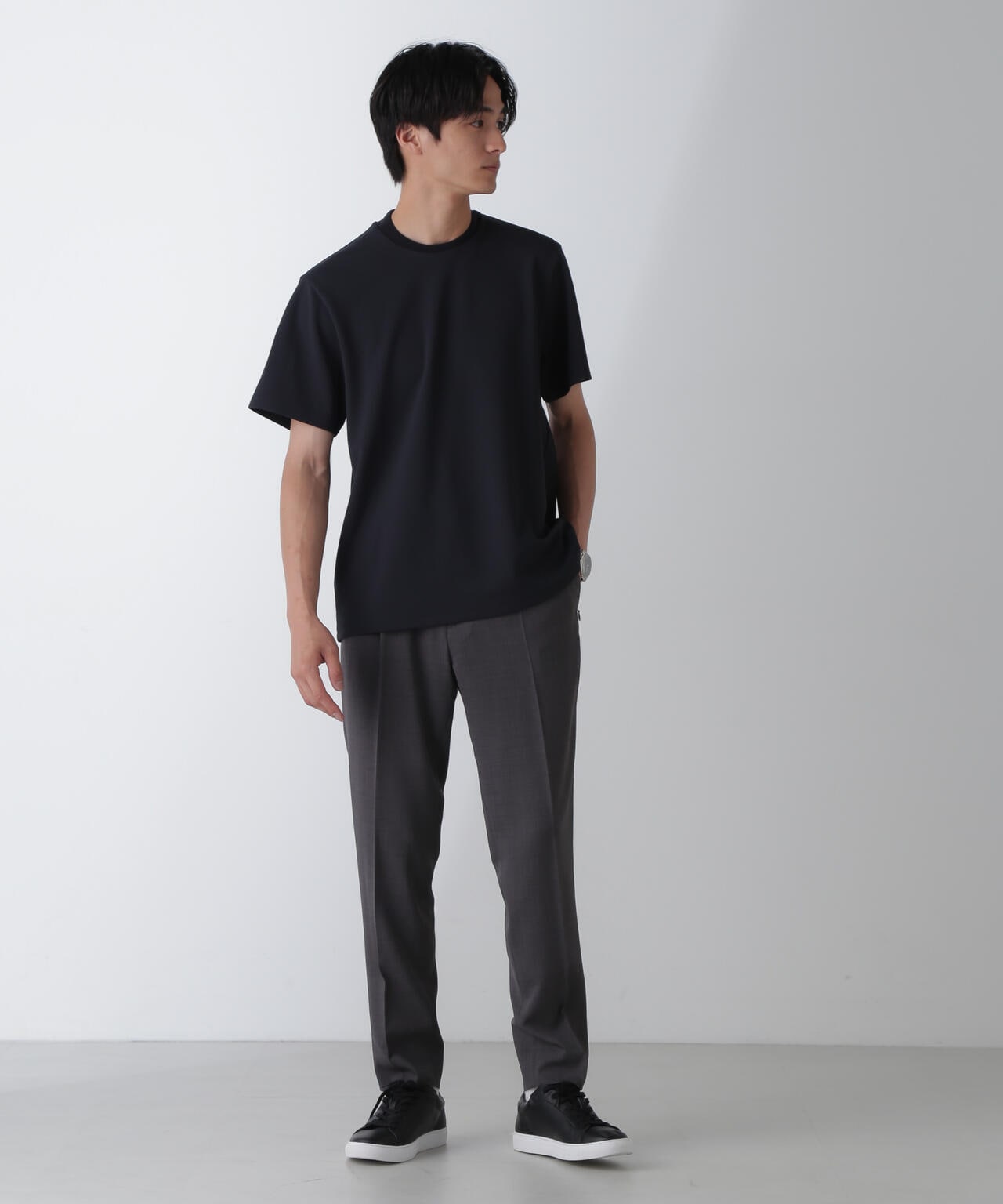 「N Tshirts」AQUARHYTHM(R)鹿の子ジャケT 半袖 6684224202