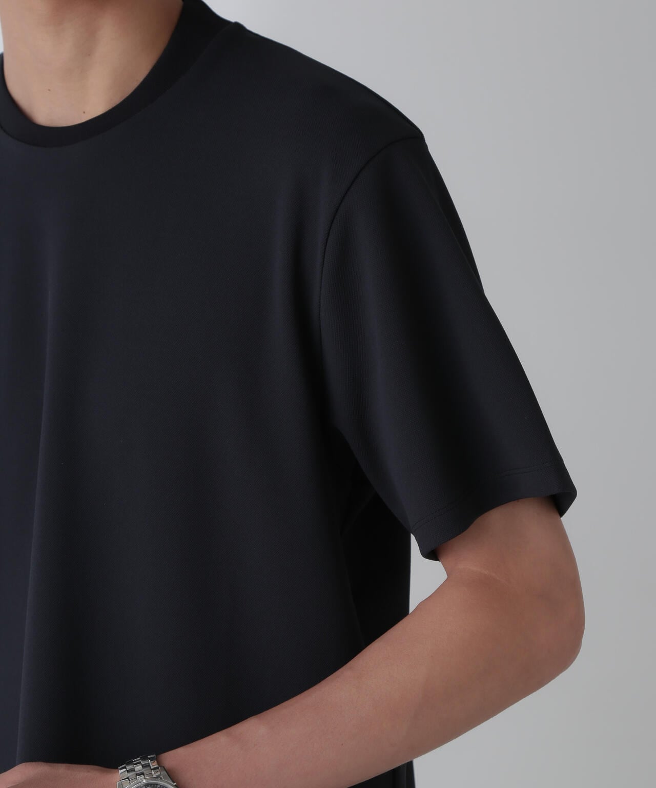 「N Tshirts」AQUARHYTHM(R)鹿の子ジャケT 半袖 6684224202