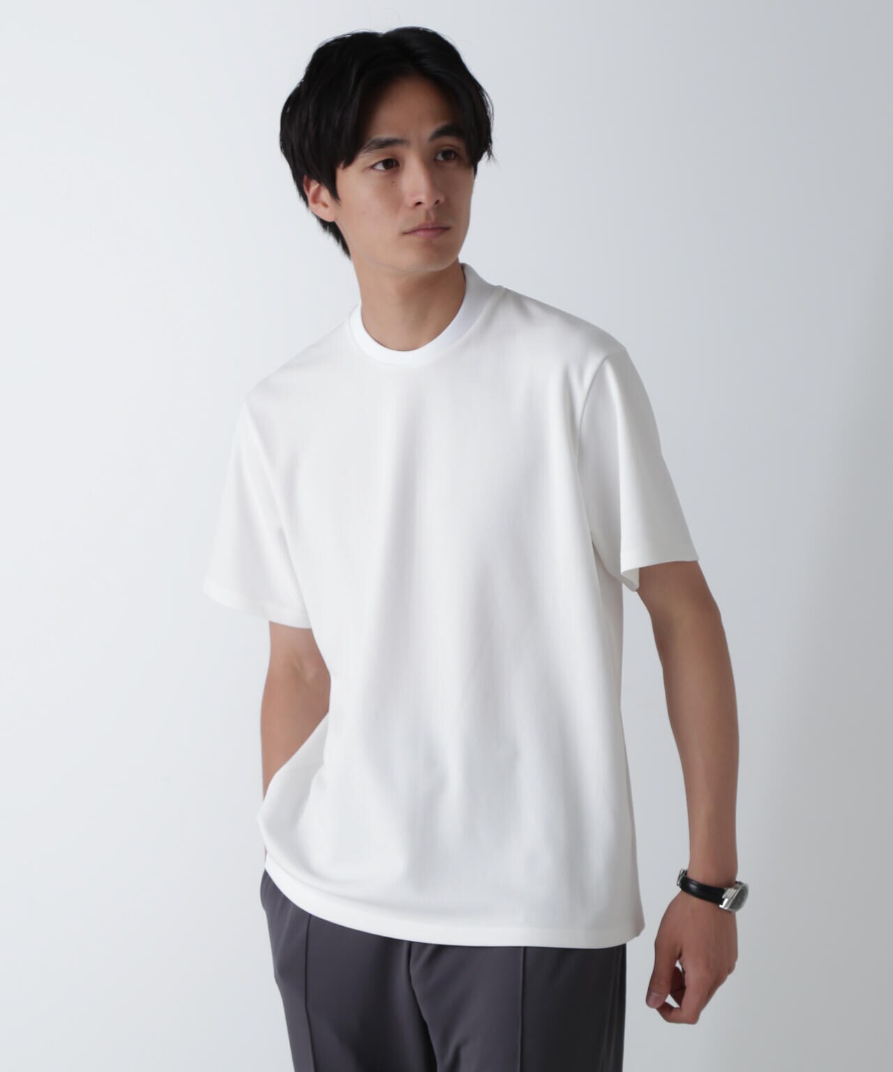 「N Tshirts」AQUARHYTHM(R)鹿の子ジャケT 半袖 6684224202