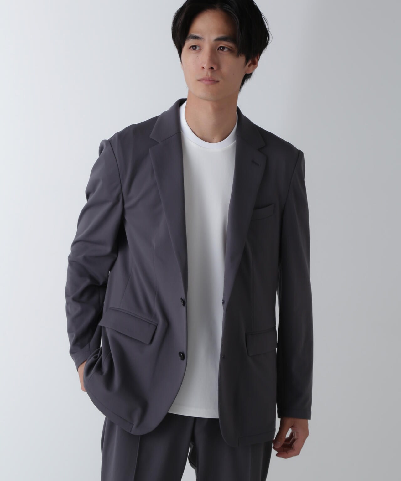 「N Tshirts」AQUARHYTHM(R)鹿の子ジャケT 半袖 6684224202