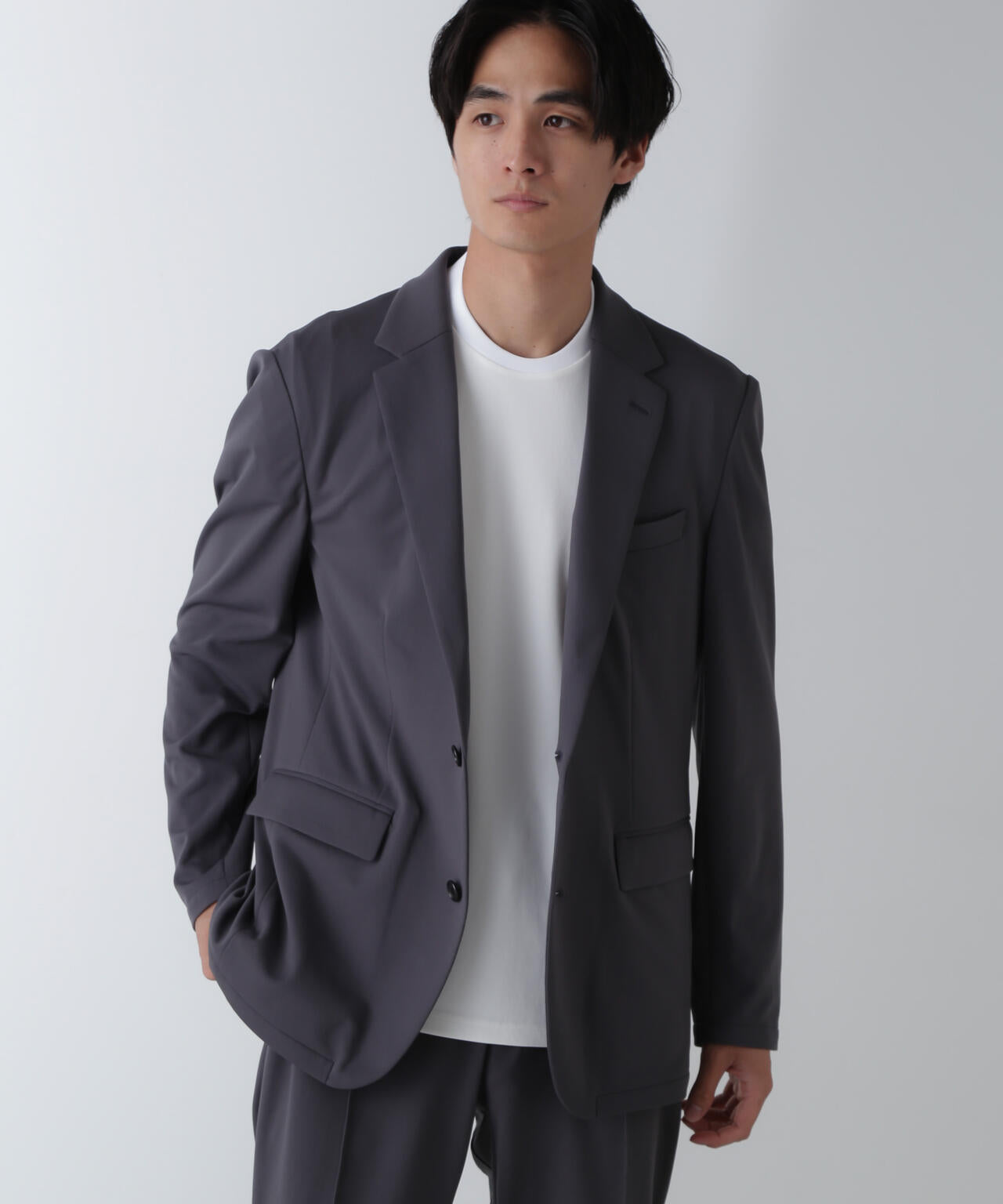 「N Tshirts」AQUARHYTHM(R)鹿の子ジャケT 半袖 6684224202