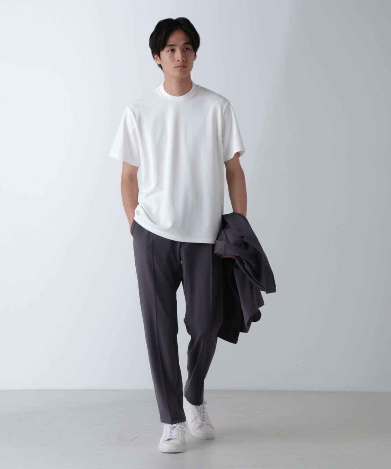 「N Tshirts」AQUARHYTHM(R)鹿の子ジャケT 半袖 6684224202