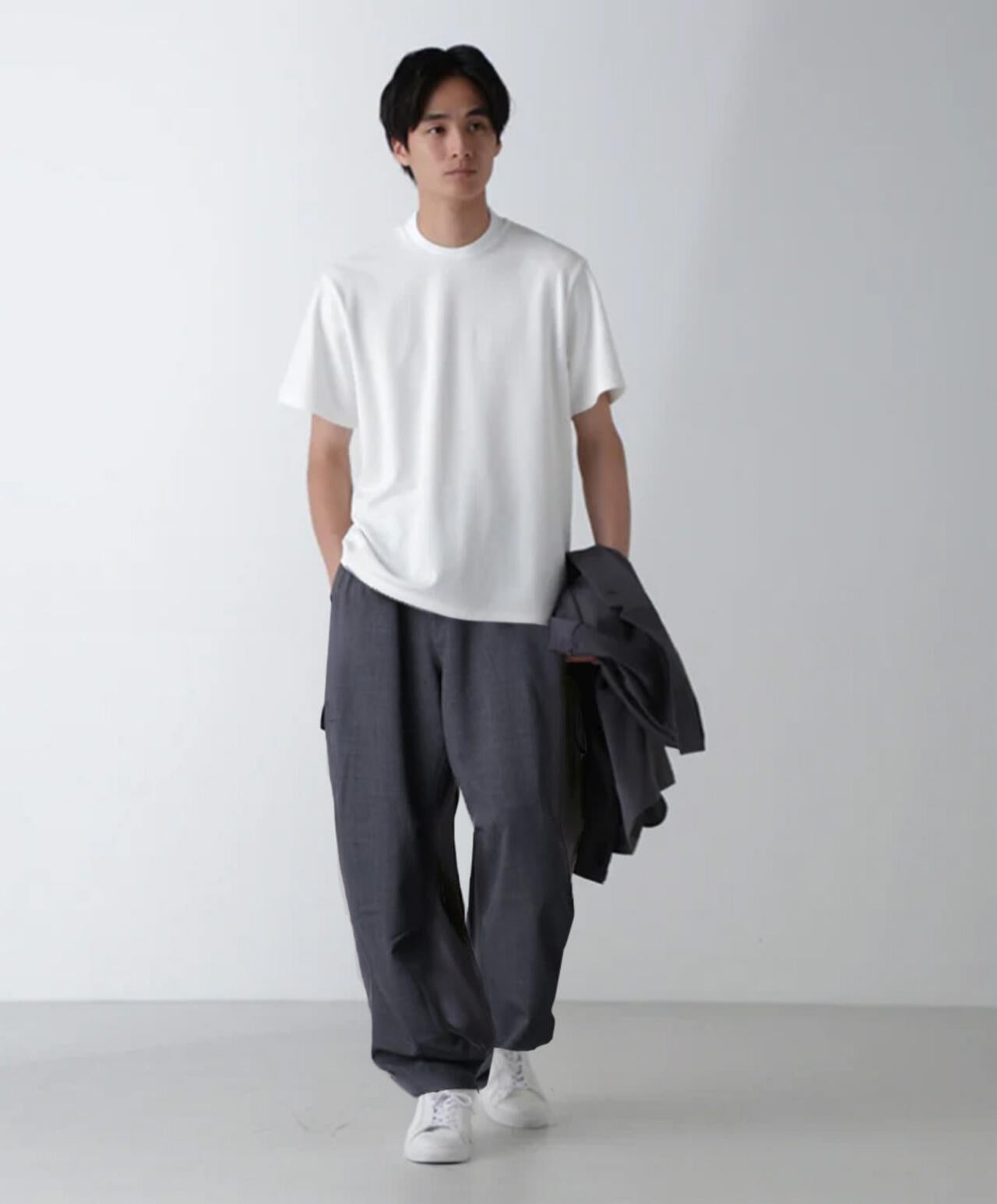 「N Tshirts」AQUARHYTHM(R)鹿の子ジャケT 半袖 6684224202