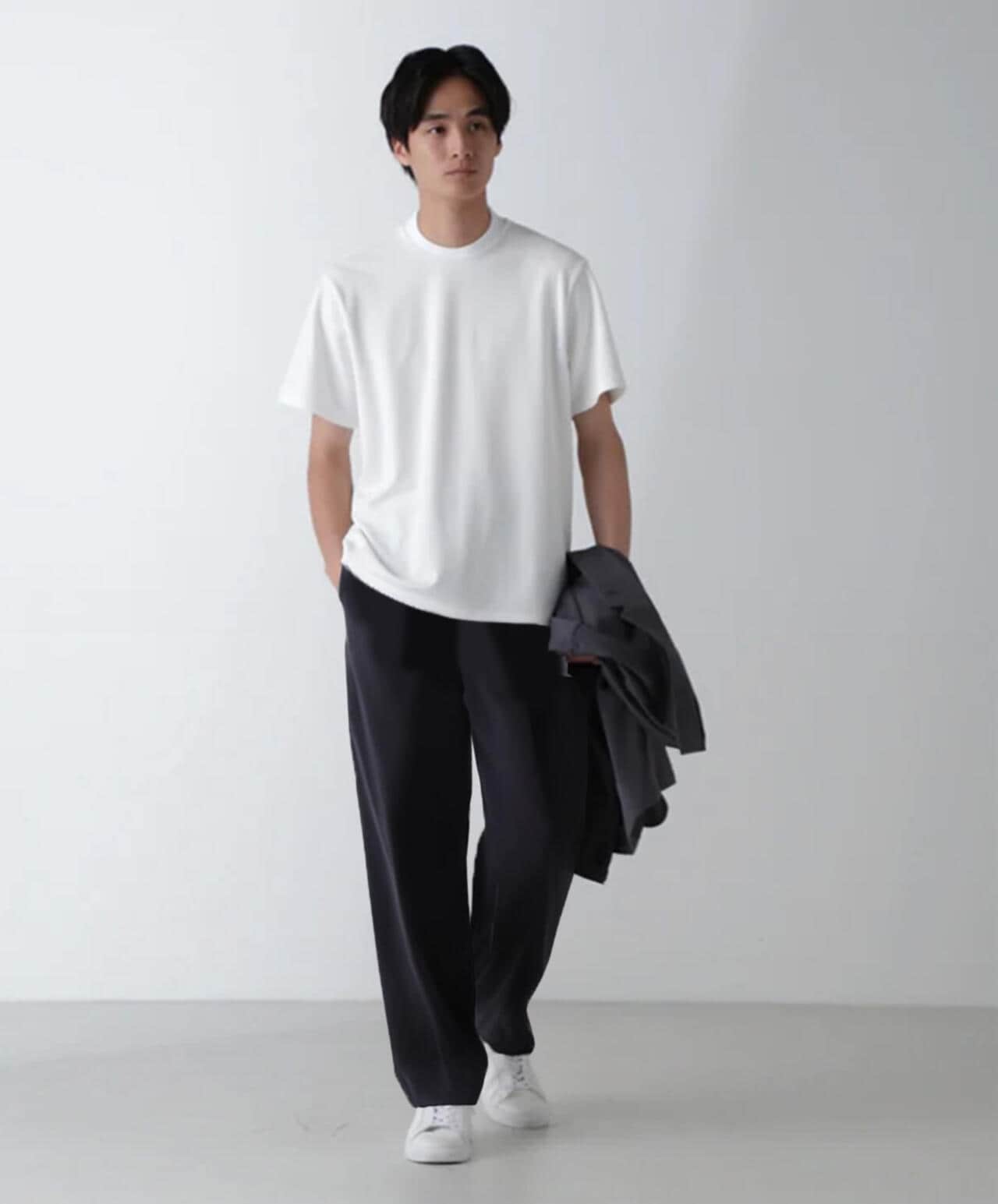 「N Tshirts」AQUARHYTHM(R)鹿の子ジャケT 半袖 6684224202