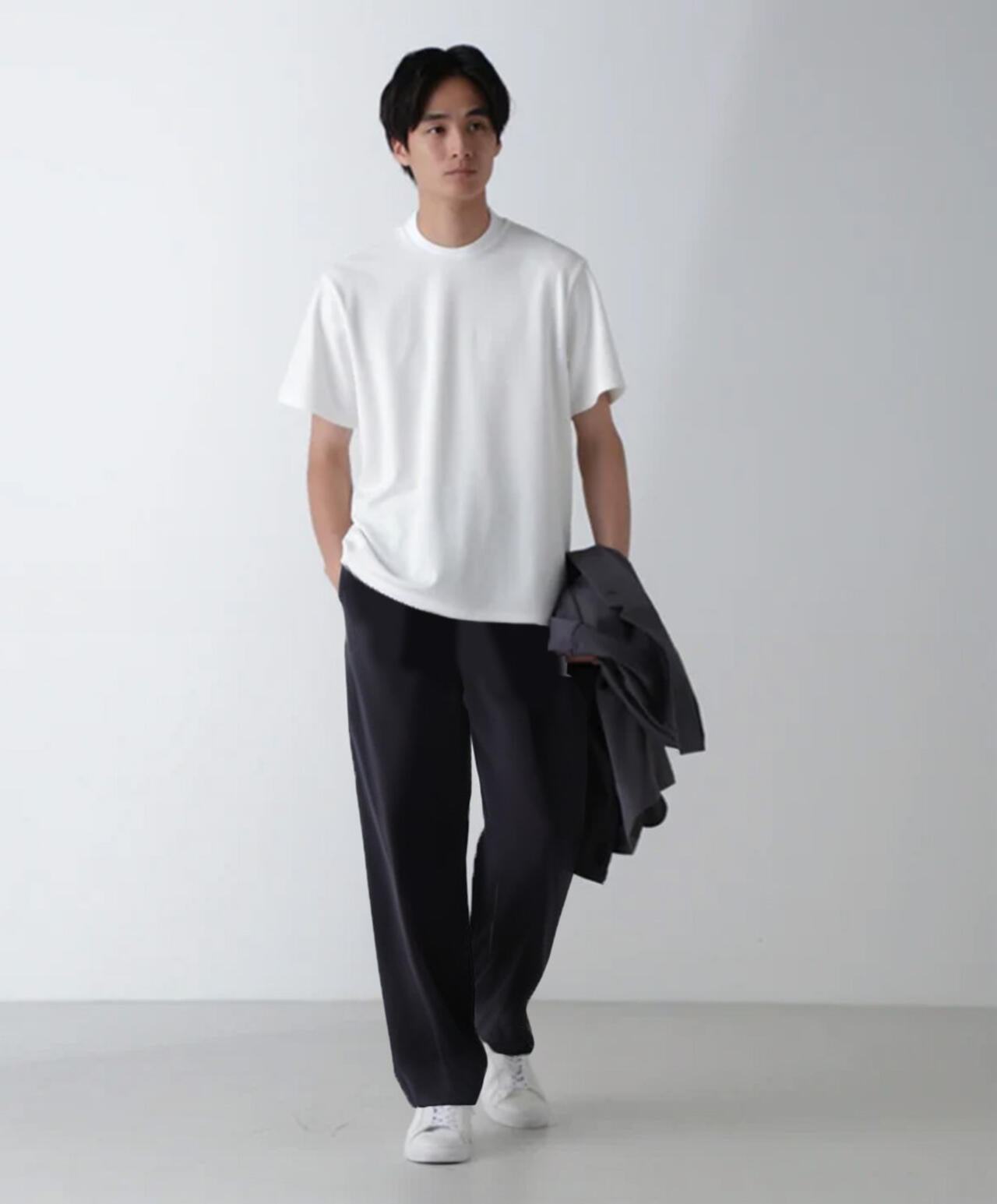 「N Tshirts」AQUARHYTHM(R)鹿の子ジャケT 半袖 6684224202