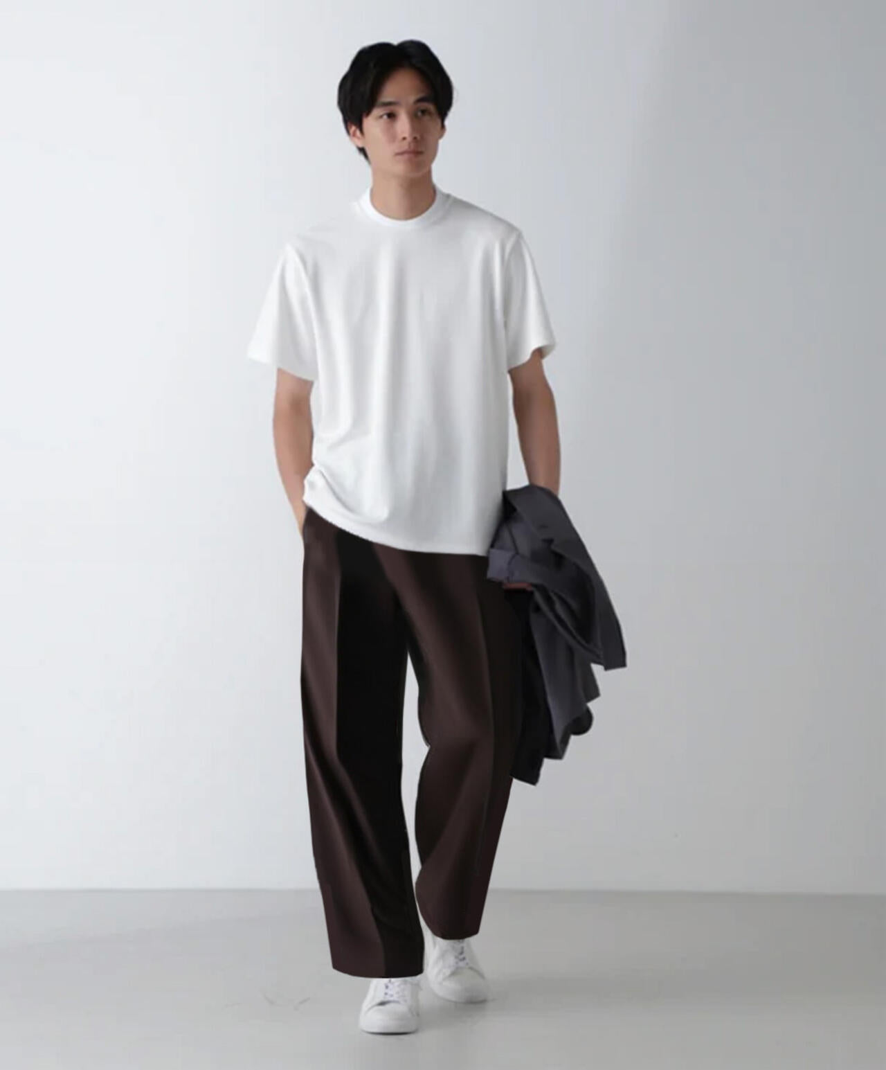 「N Tshirts」AQUARHYTHM(R)鹿の子ジャケT 半袖 6684224202