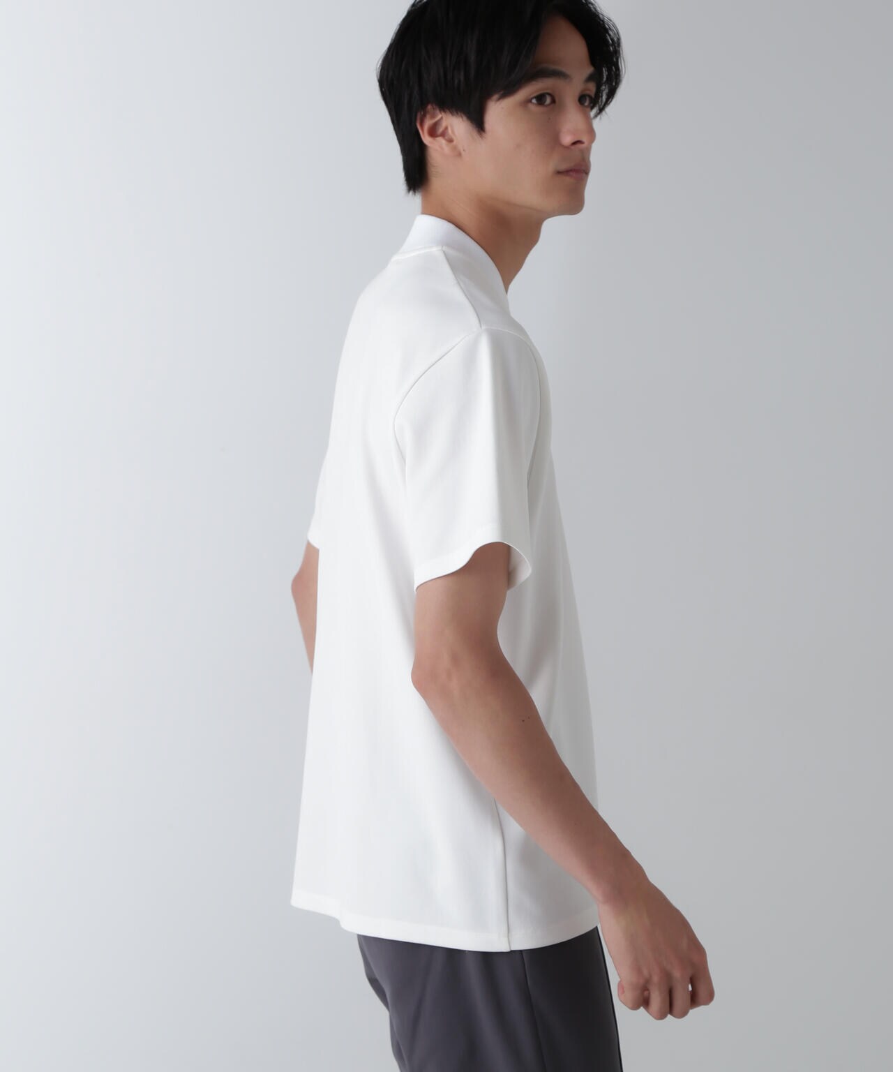 「N Tshirts」AQUARHYTHM(R)鹿の子ジャケT 半袖 6684224202