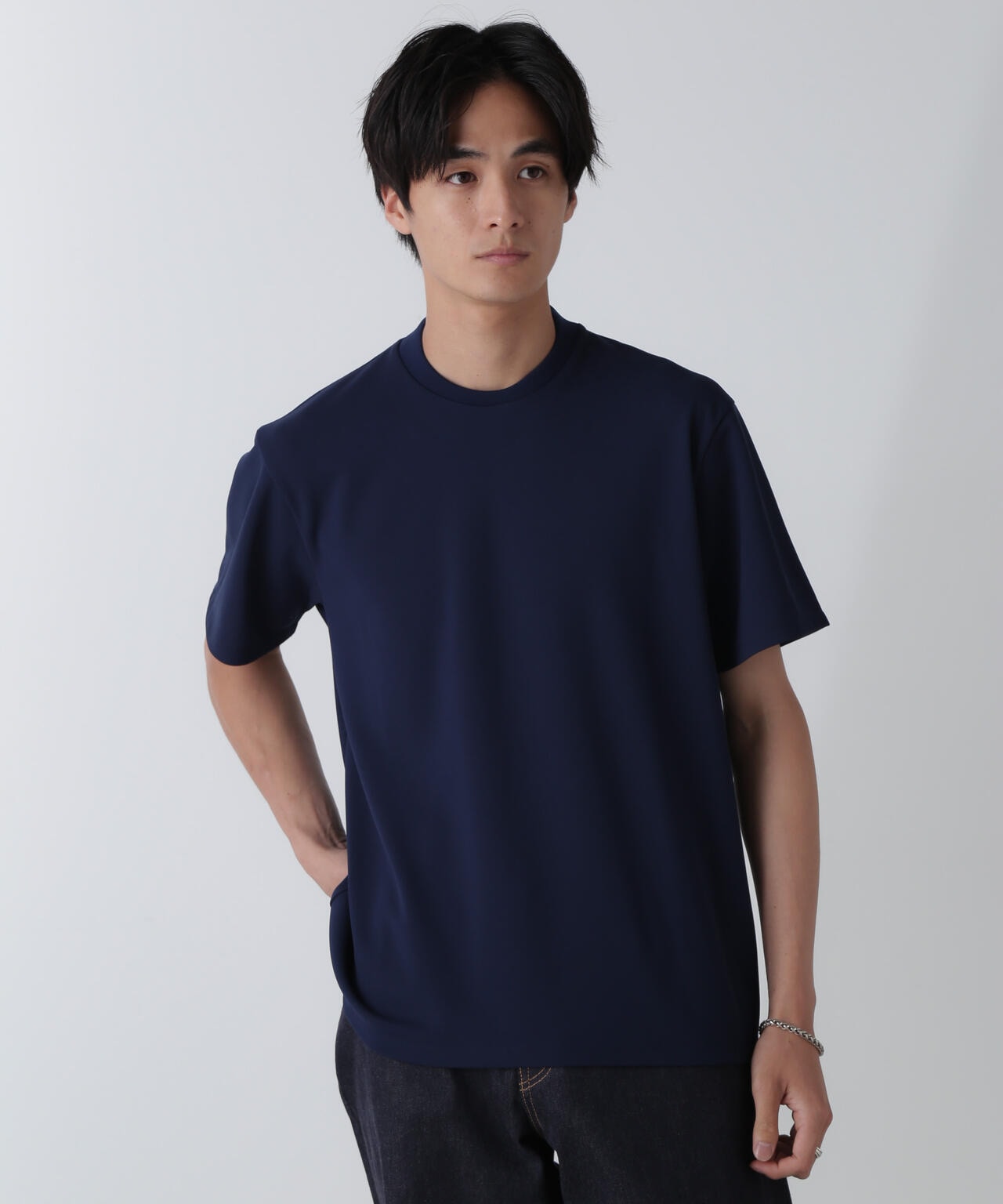 「N Tshirts」AQUARHYTHM(R)鹿の子ジャケT 半袖 6684224202