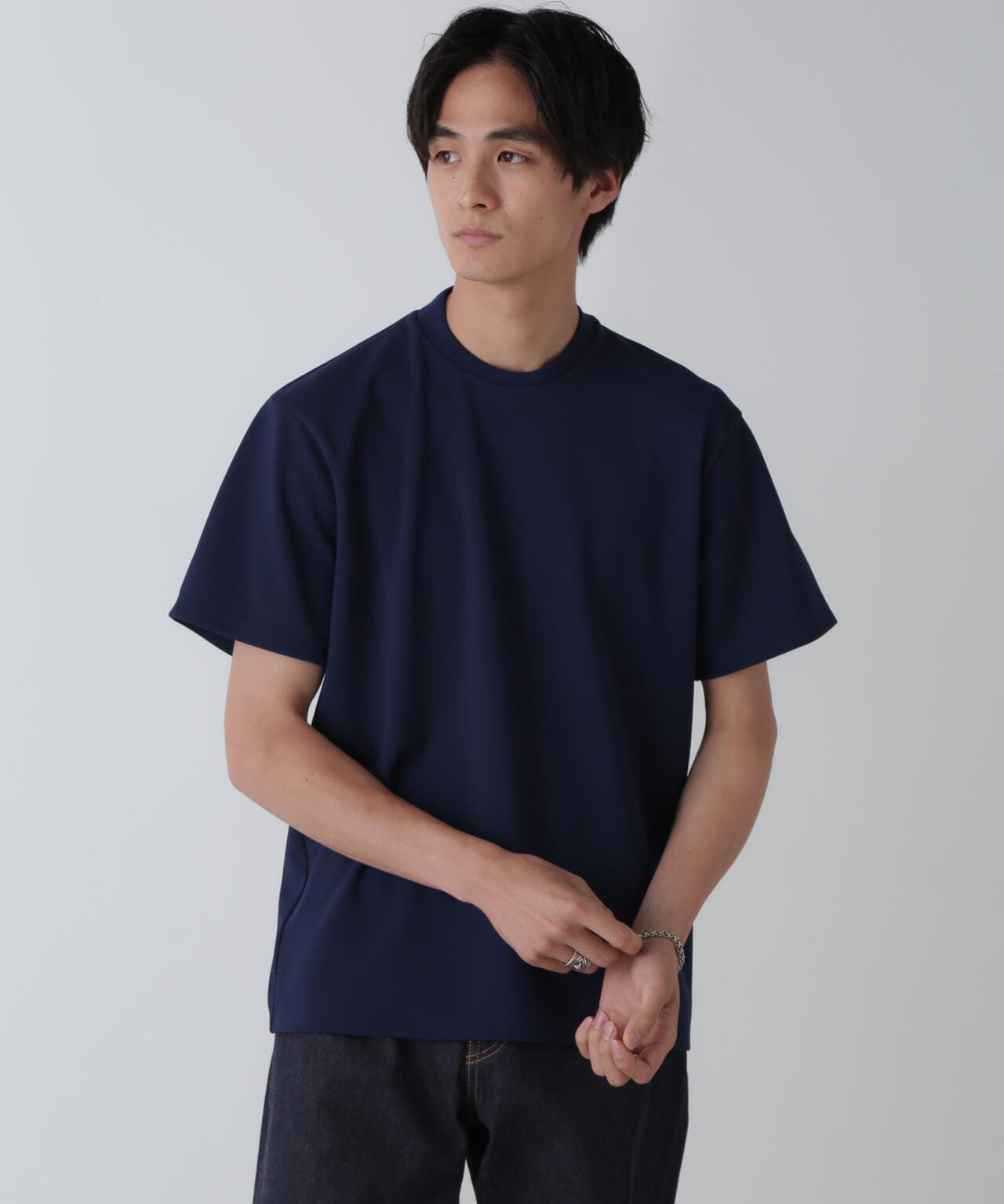 「N Tshirts」AQUARHYTHM(R)鹿の子ジャケT 半袖 6684224202