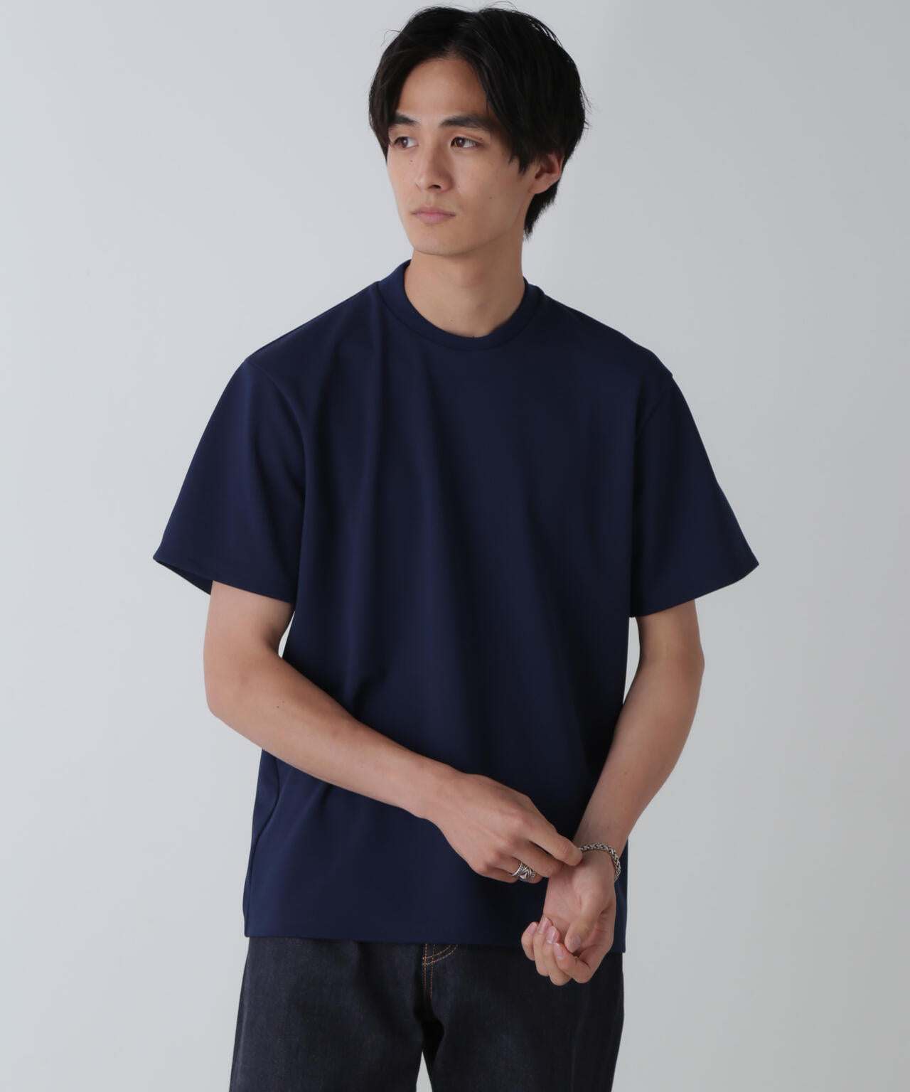 「N Tshirts」AQUARHYTHM(R)鹿の子ジャケT 半袖 6684224202