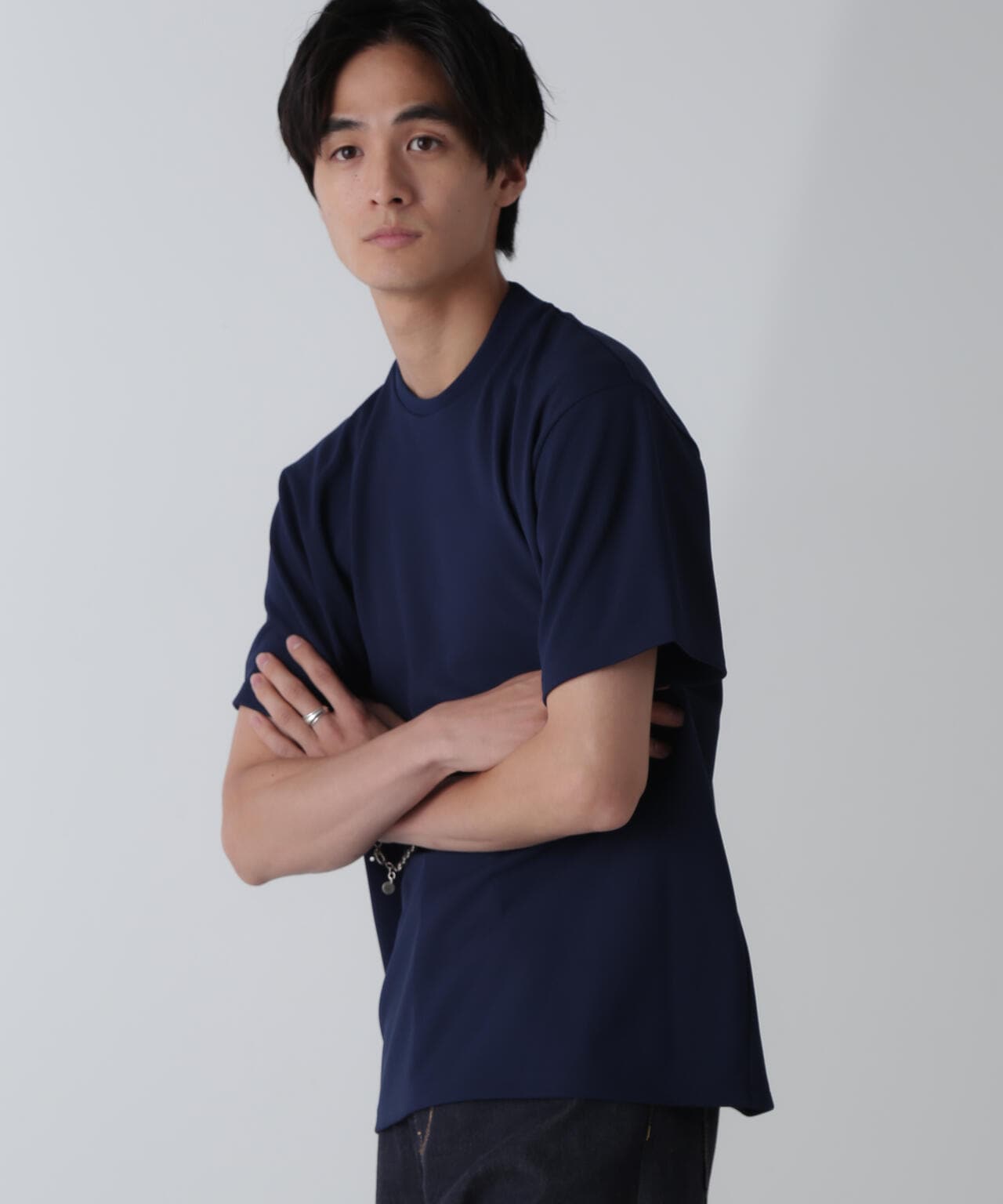 「N Tshirts」AQUARHYTHM(R)鹿の子ジャケT 半袖 6684224202