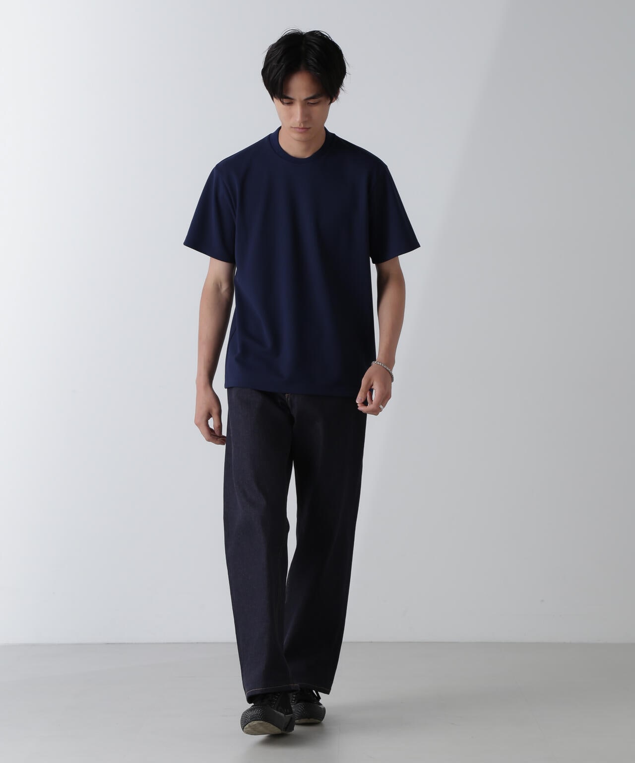 「N Tshirts」AQUARHYTHM(R)鹿の子ジャケT 半袖 6684224202