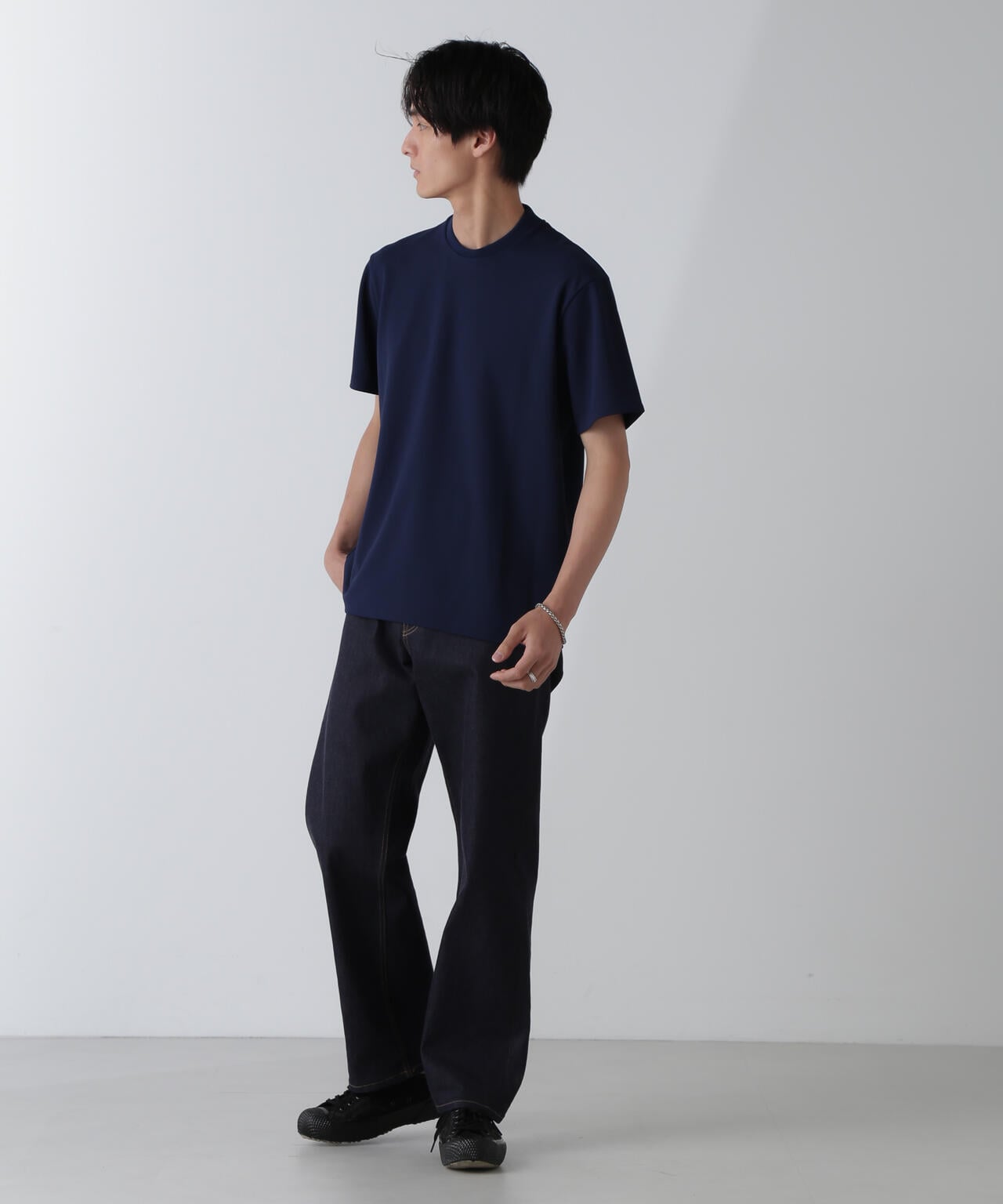 「N Tshirts」AQUARHYTHM(R)鹿の子ジャケT 半袖 6684224202