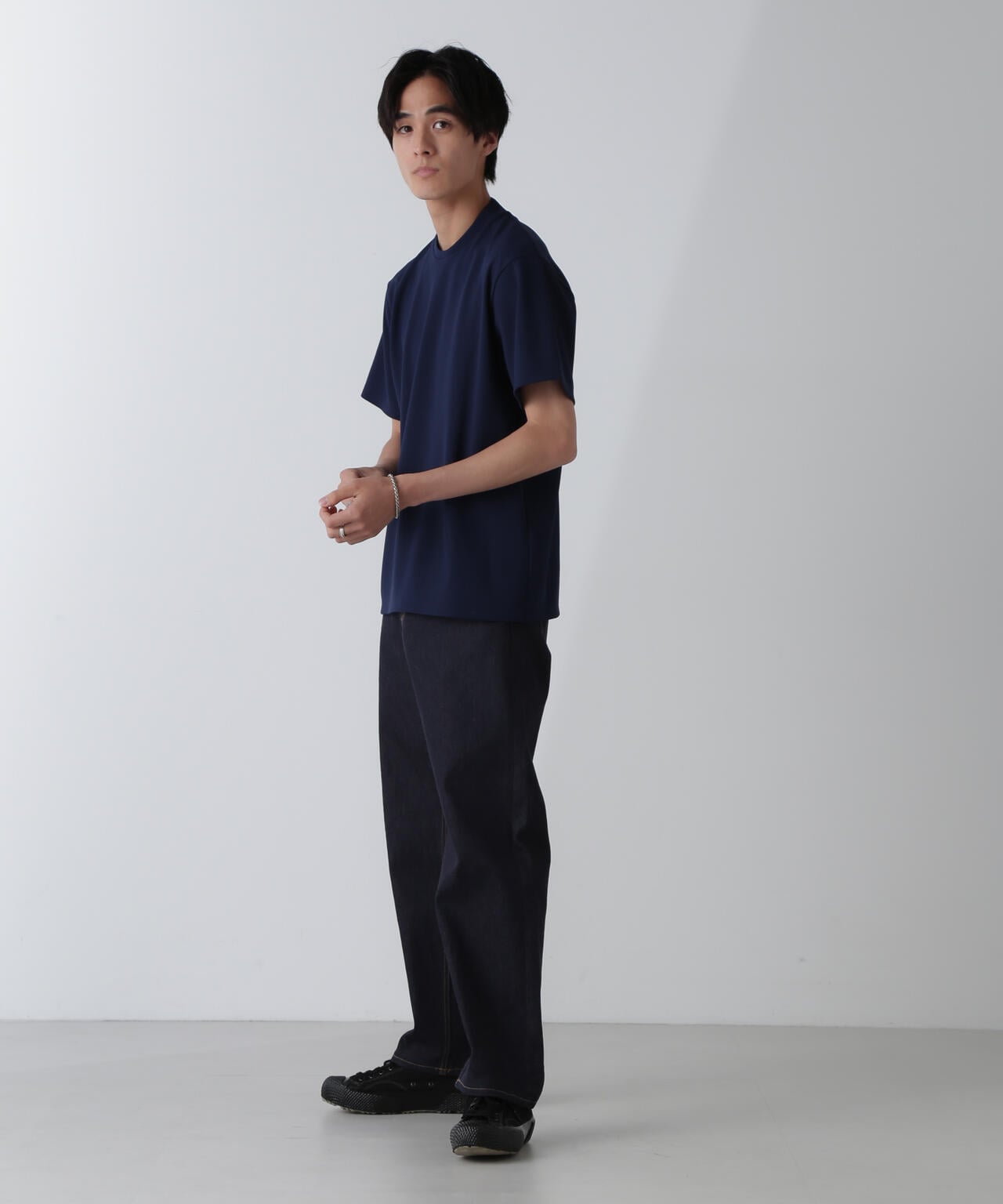 「N Tshirts」AQUARHYTHM(R)鹿の子ジャケT 半袖 6684224202