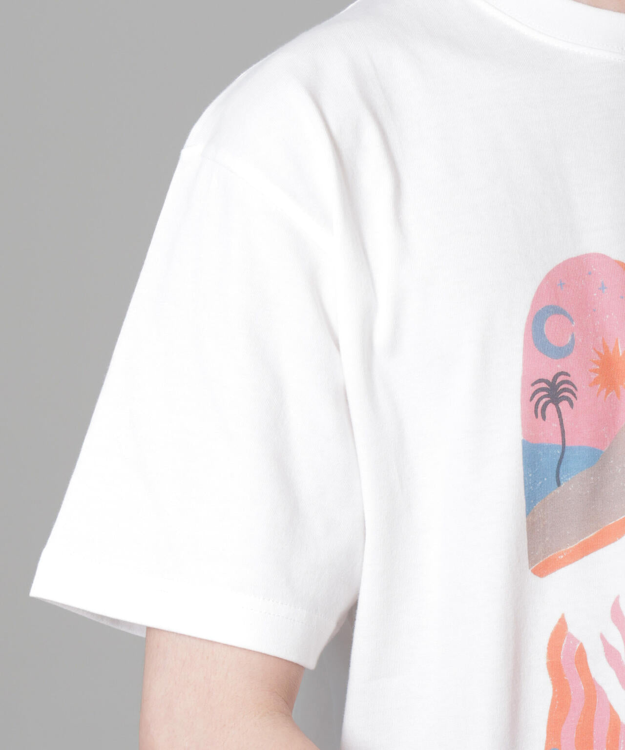 「Toyameg」modern academic FLOWER Tシャツ 6684224220