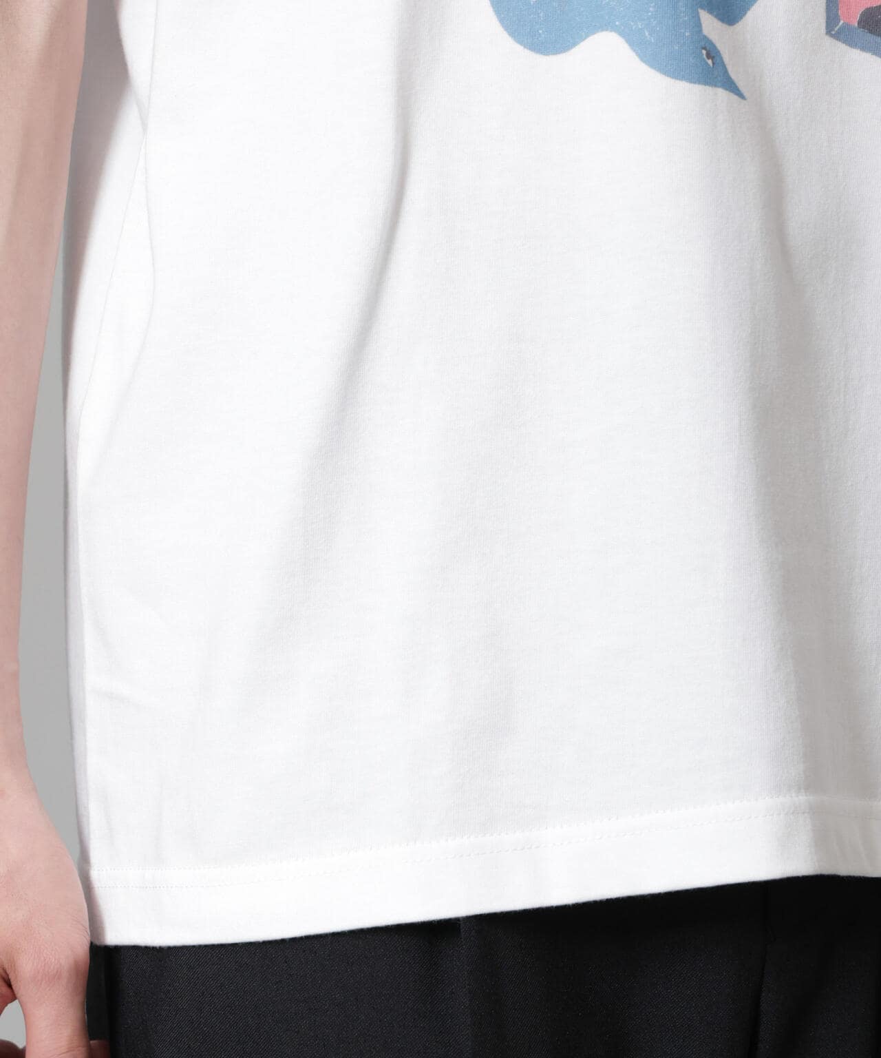 「Toyameg」modern academic FLOWER Tシャツ 6684224220