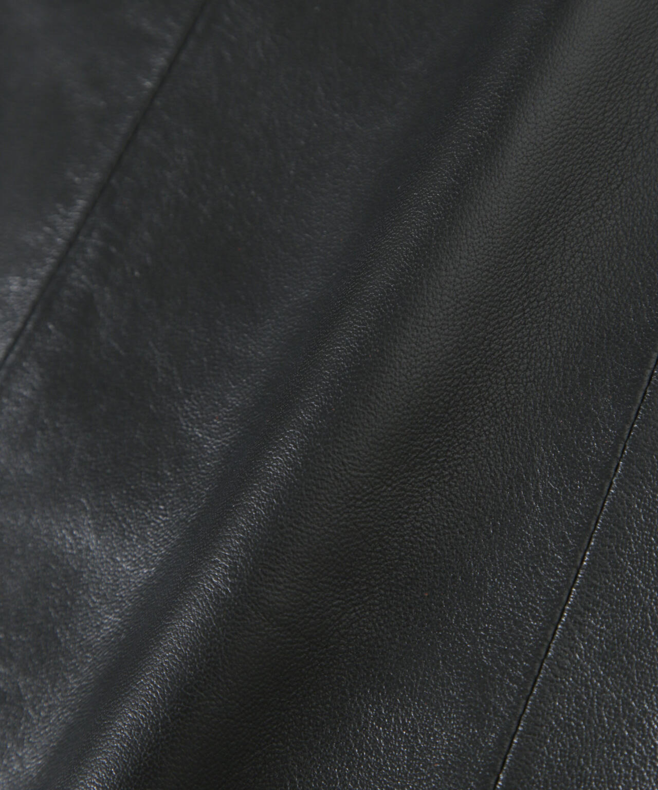 Lamb nappa ジップレザージレ 6684225202