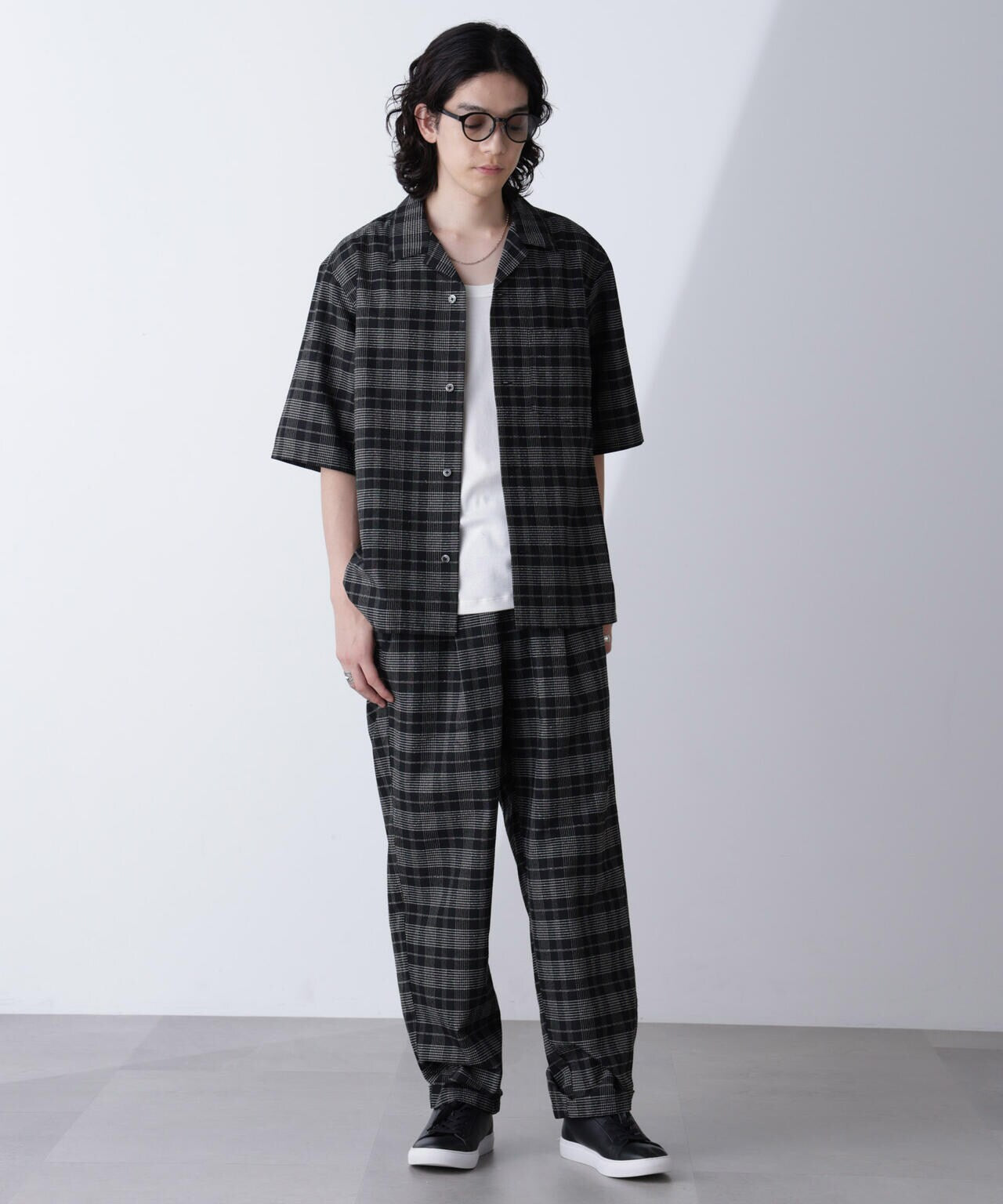 ブークレチェックイージーパンツ 6684227206