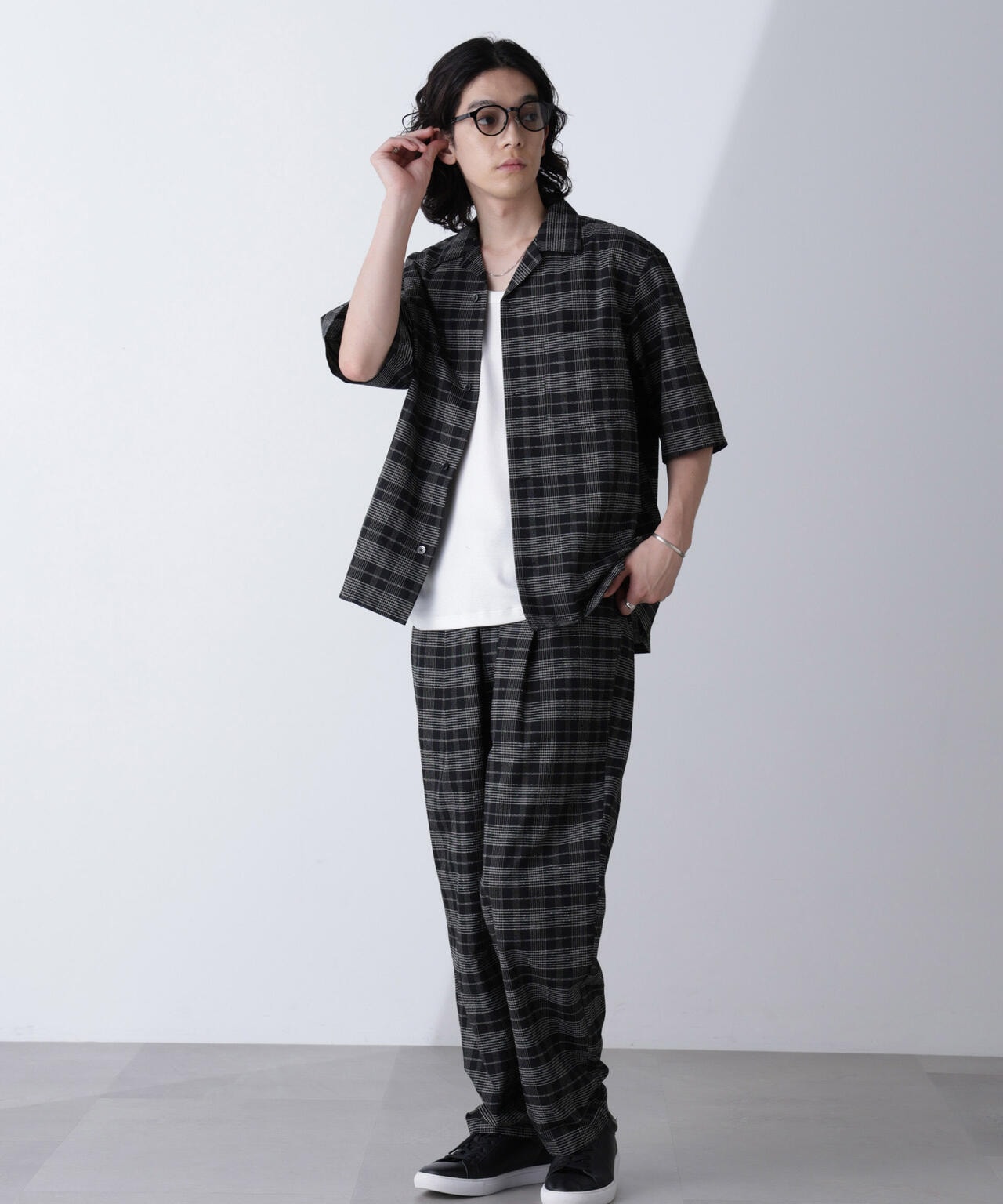 ブークレチェックイージーパンツ 6684227206