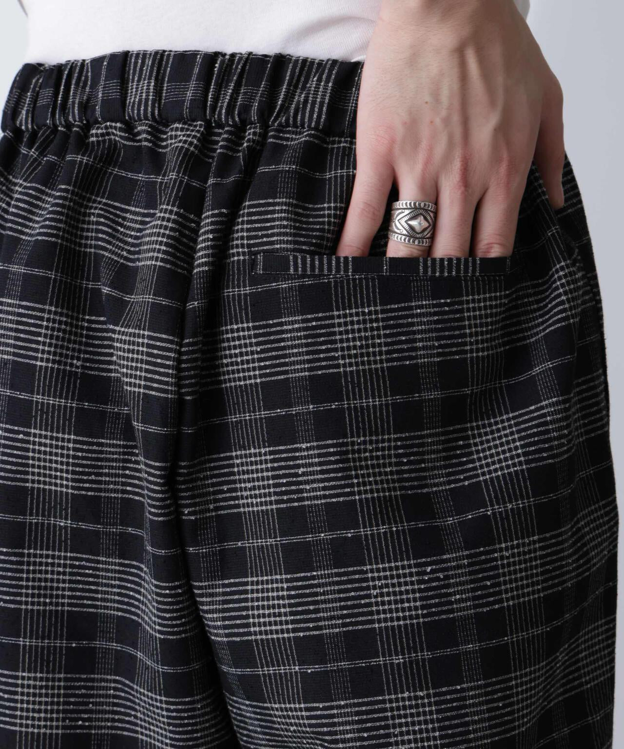 ブークレチェックイージーパンツ 6684227206