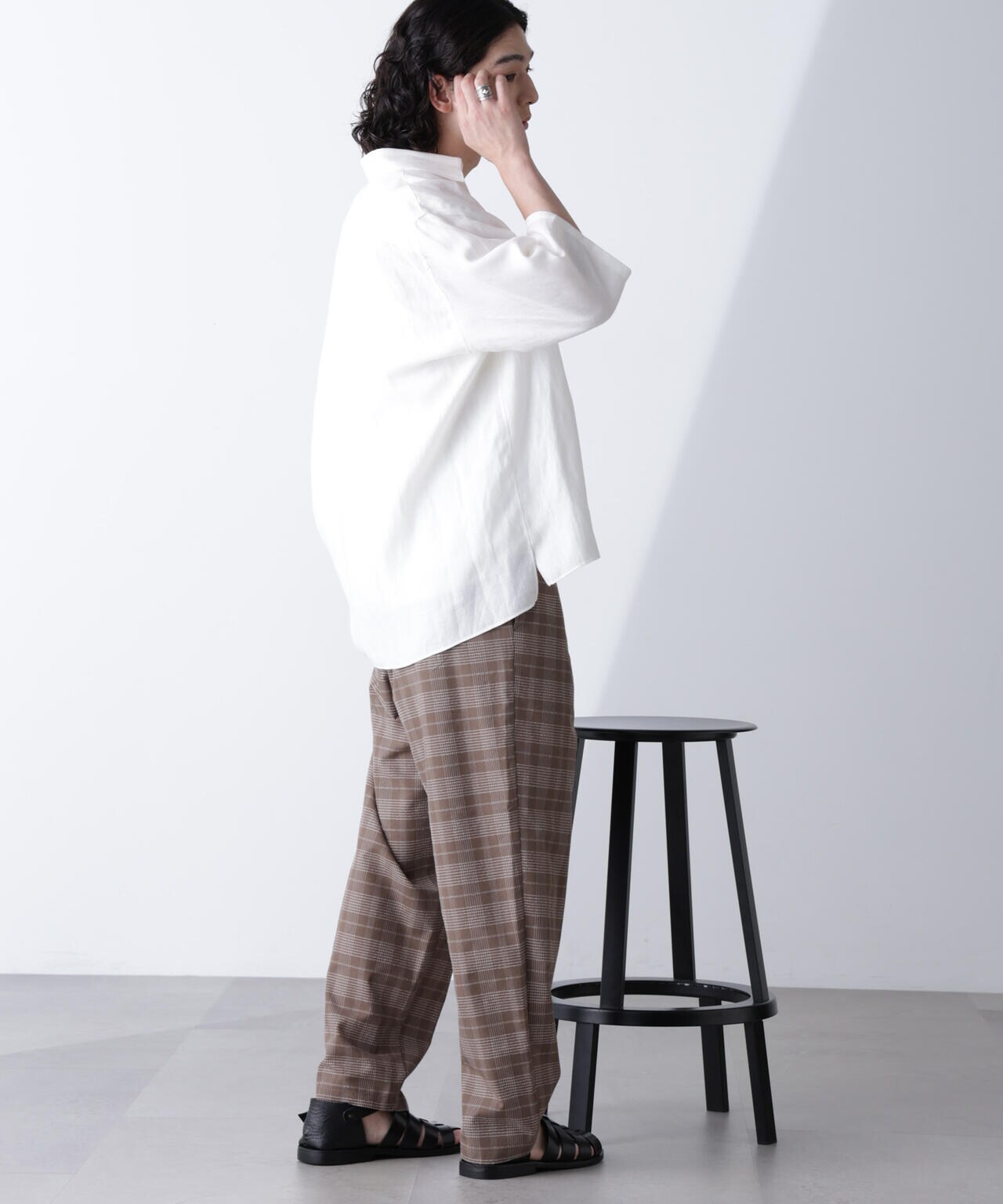 ブークレチェックイージーパンツ 6684227206