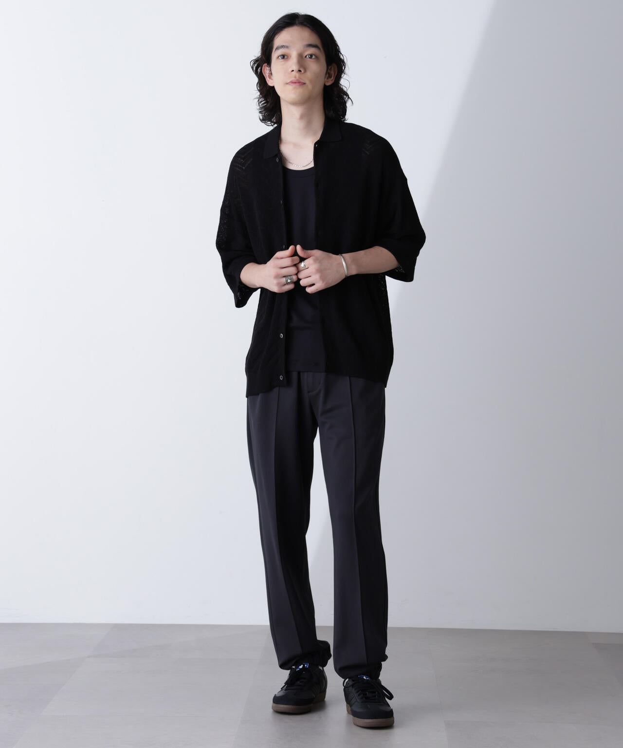 「モダンコンフォートシリーズ」スリムイージーピンタックパンツ 6684227209