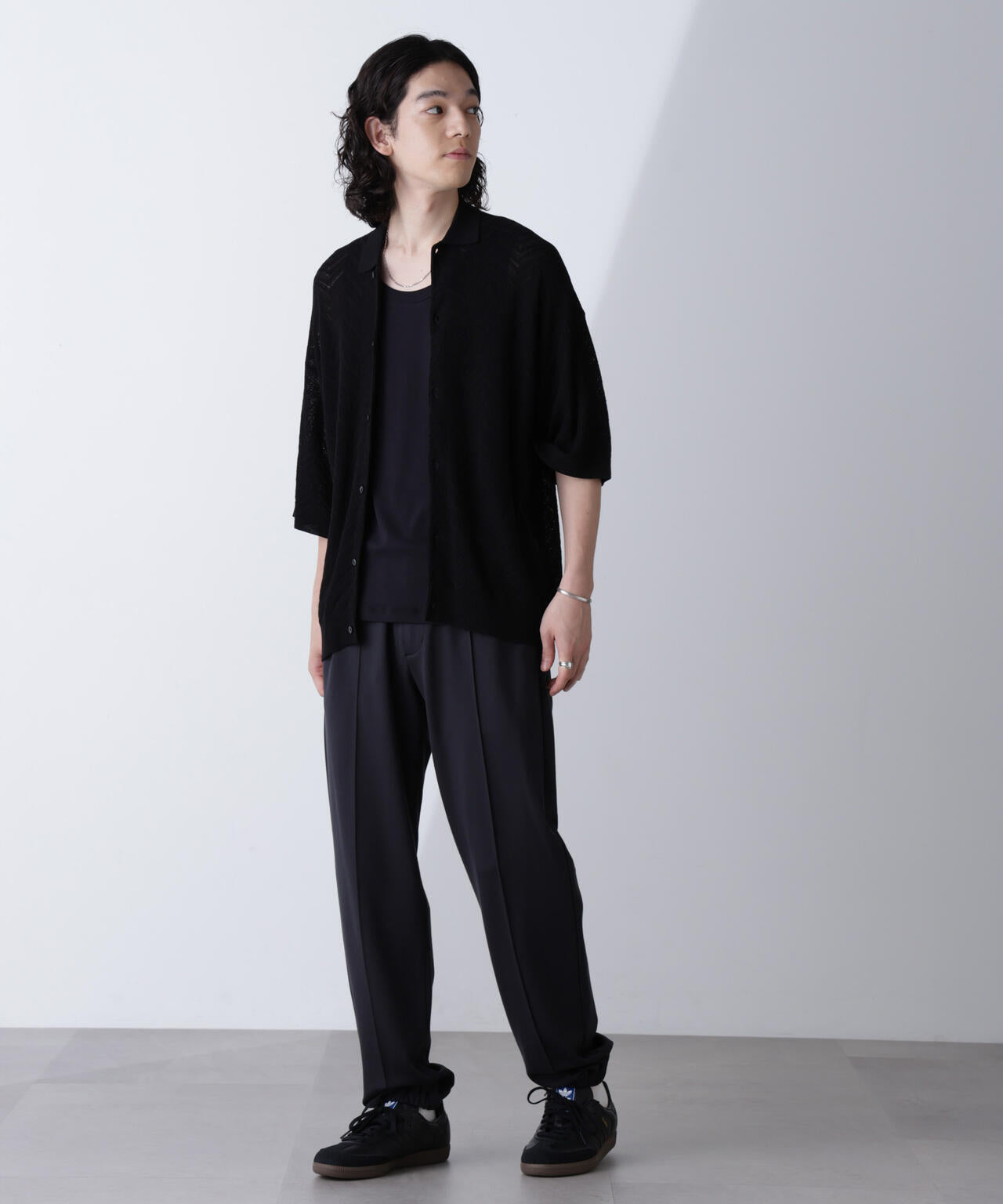 「モダンコンフォートシリーズ」スリムイージーピンタックパンツ 6684227209