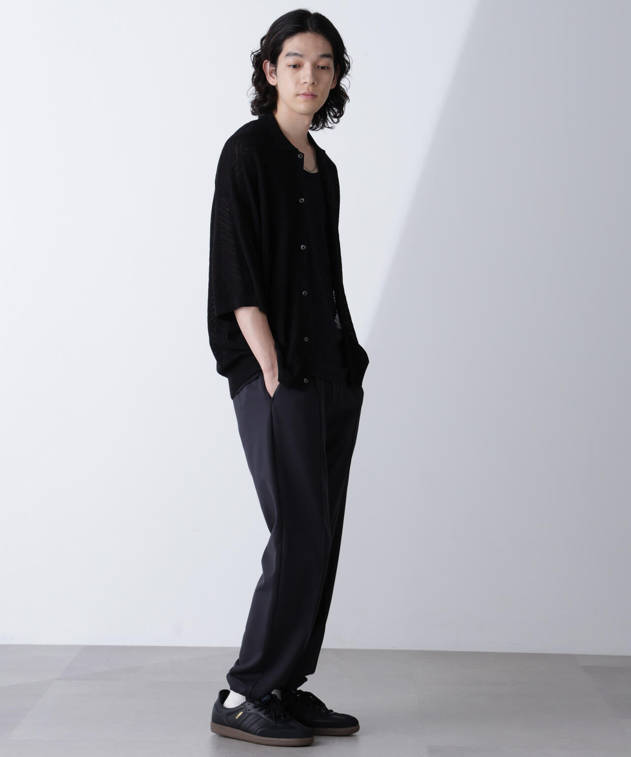 「モダンコンフォートシリーズ」スリムイージーピンタックパンツ 6684227209